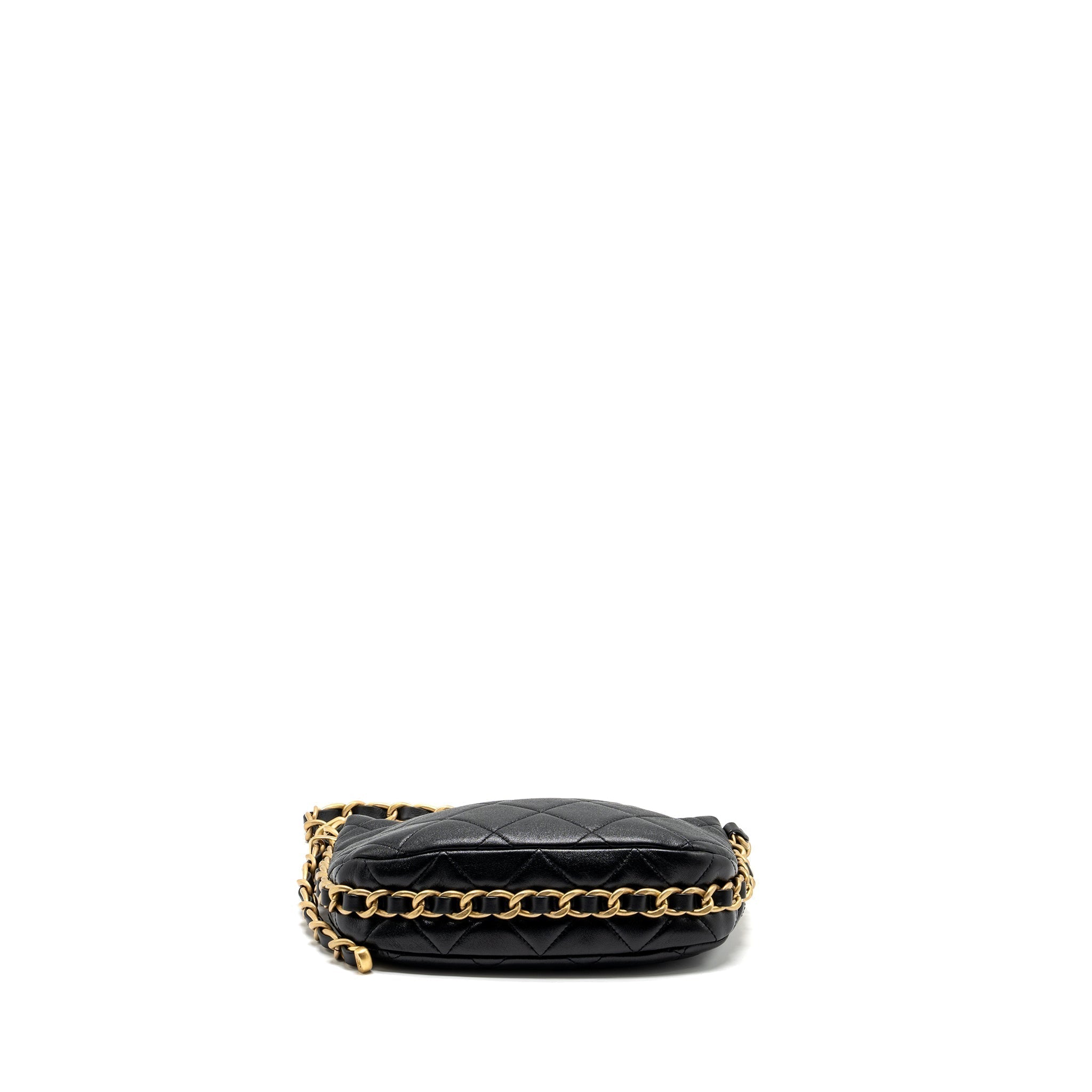 chanel-23k-hobo-bag-with-adjustable-chain-lambkin-black-ghw-microchip
