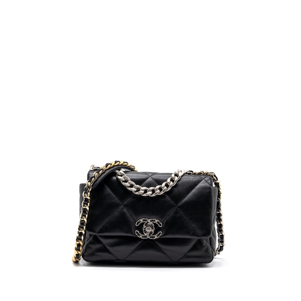 chanel-small-19-bag-lambskin-black-multicolour-hardwaremicrochip