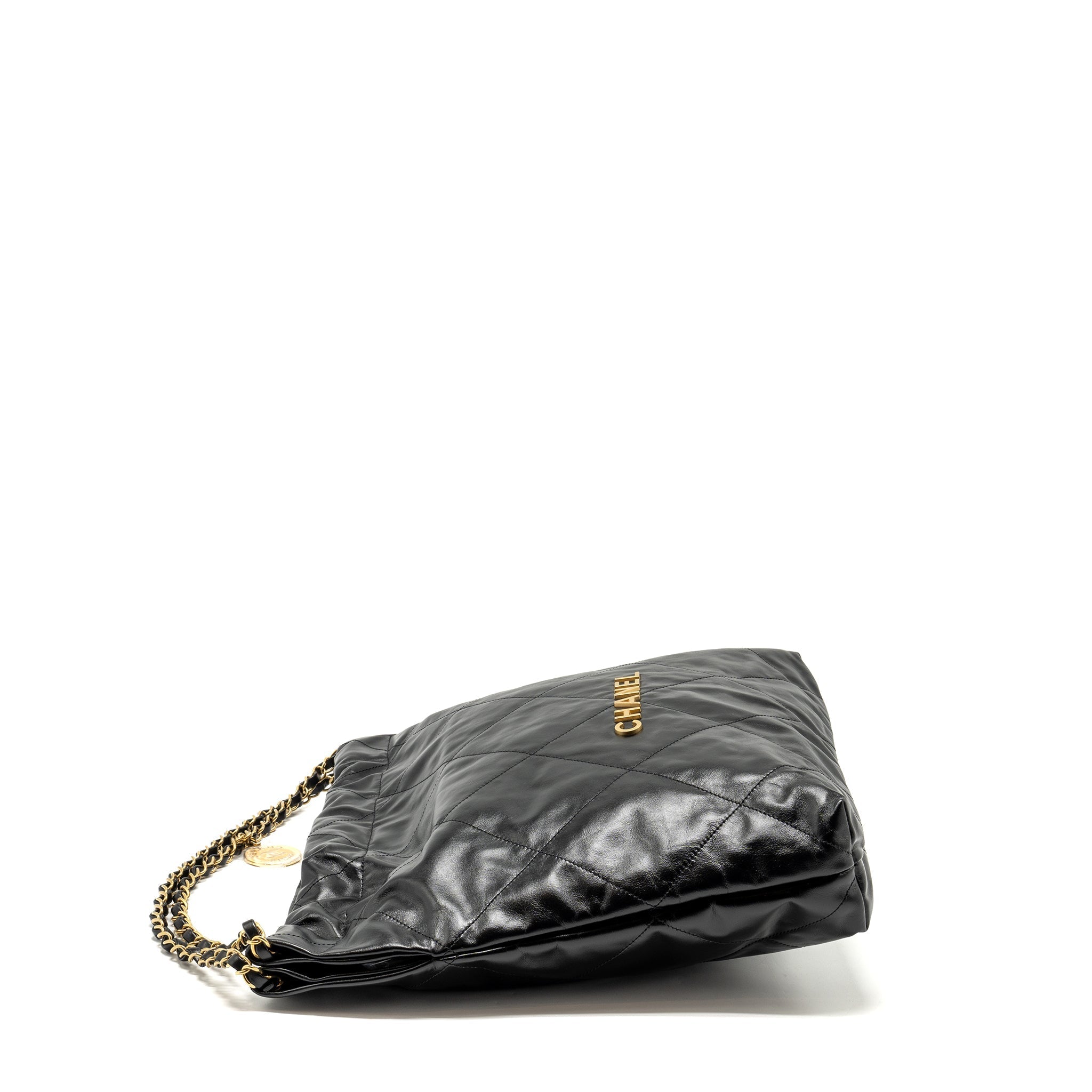 chanel-medium-22-bag-shiny-calfskin-black-ghw-microchip-copy