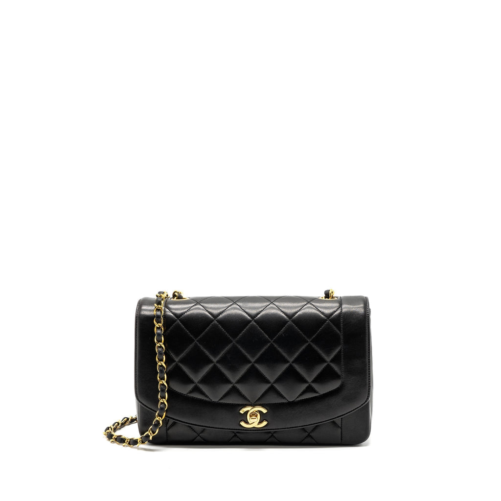 chanel-vintage-diana-flap-bag-lambskin-black-ghw