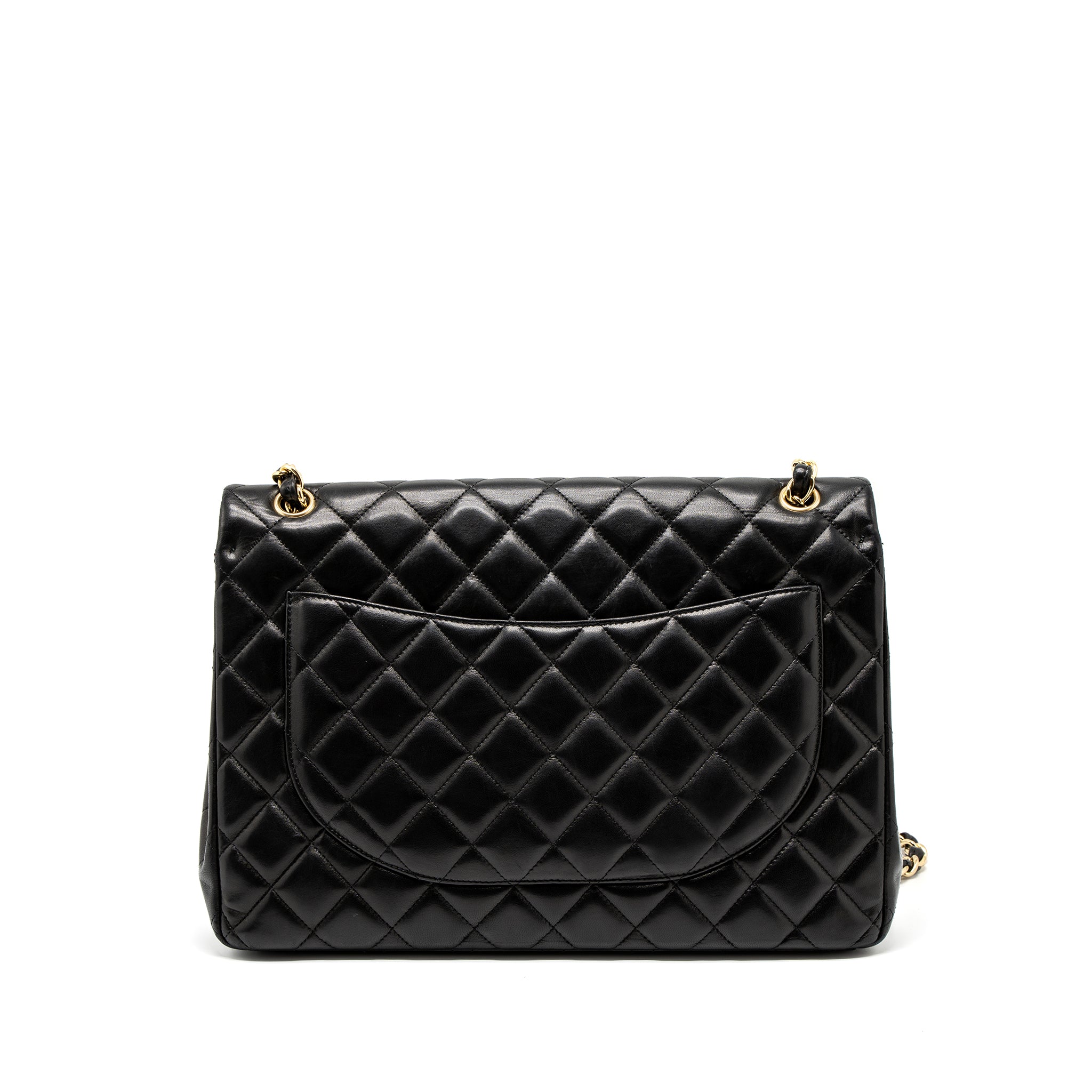 chanel-maxi-classic-single-flap-bag-lambskin-black-ghw