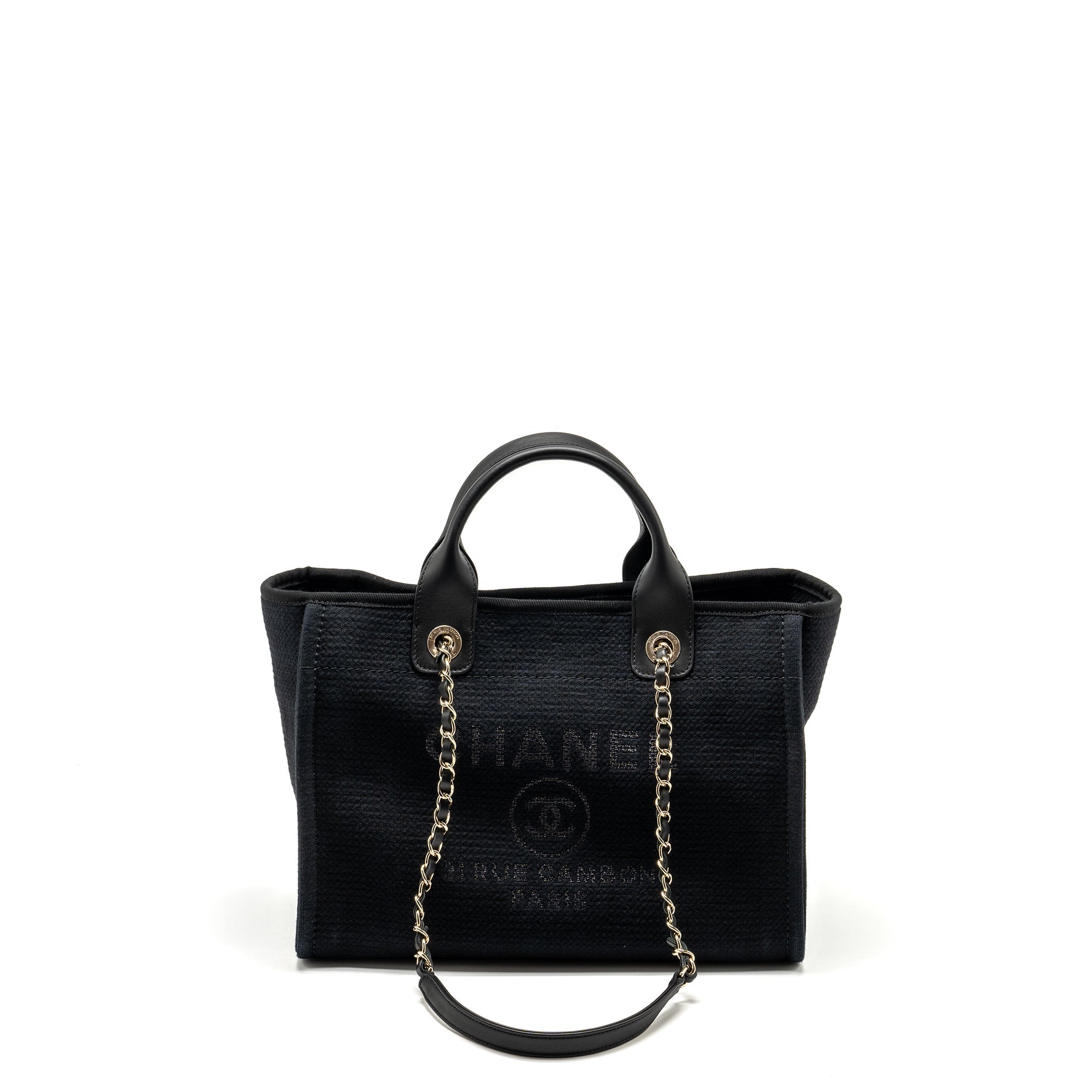 chanel-small-deauville-shopping-tote-bag-calfskin-fabric-black-lghwmicrochip