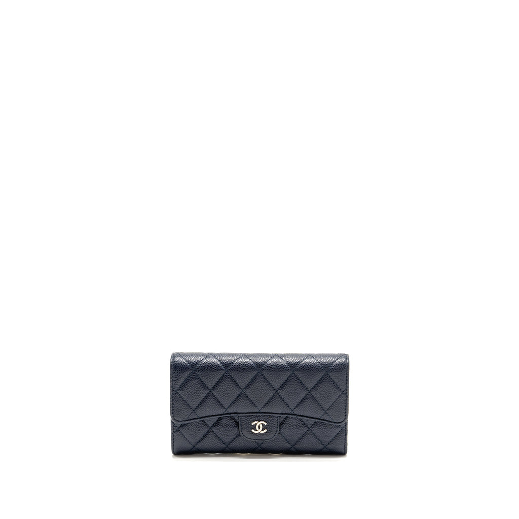 chanel-classic-flap-long-wallet-caviar-dark-blue-shw