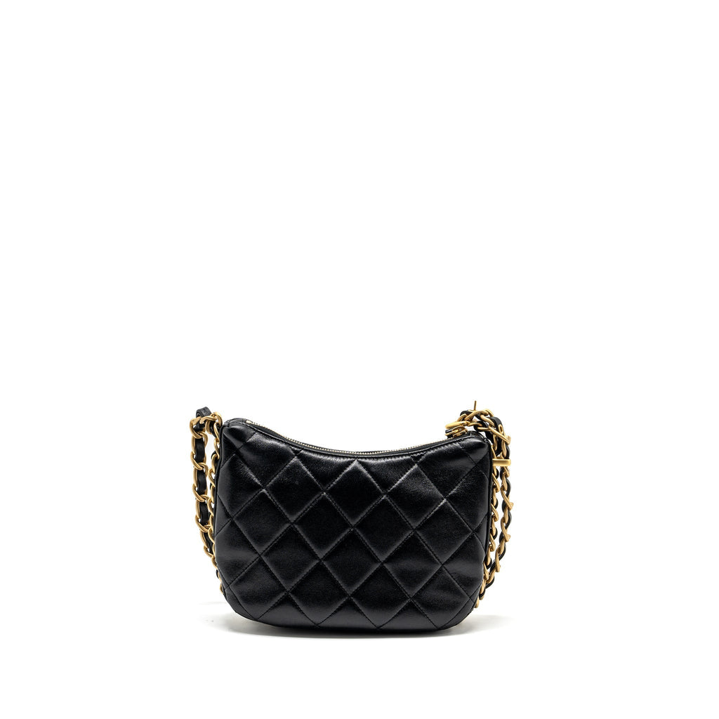 chanel-23k-hobo-bag-with-adjustable-chain-lambkin-black-ghw-microchip