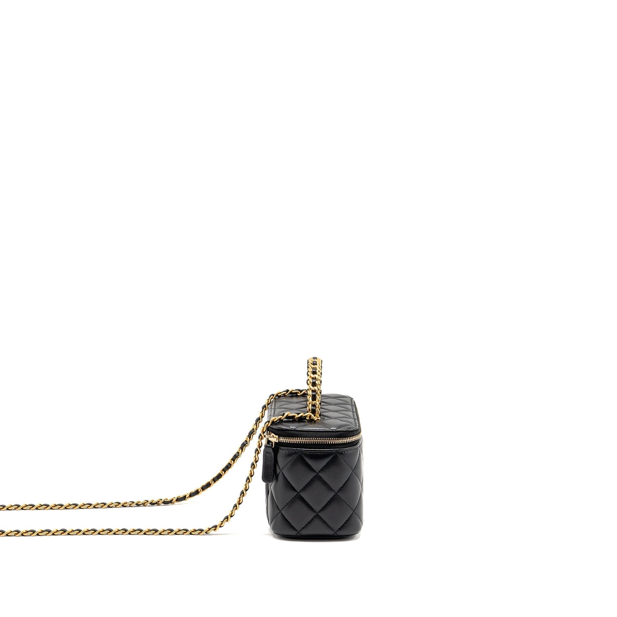 chanel-top-handle-long-vanity-lambskin-black-ghwmicrochip