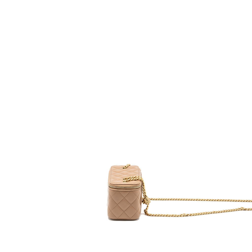 chanel-gold-pillar-long-vanity-case-with-adjustable-chain-lambskin-dark-beigemicrochip