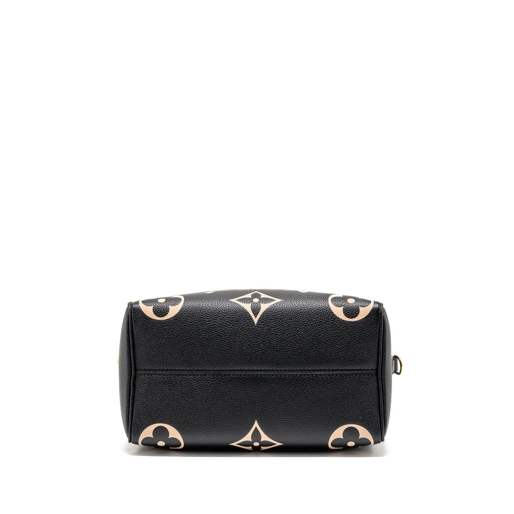 louis-vuitton-speedy-bandouliere-25-bicolour-monogram-empreinte-leather-black-beige-ghw