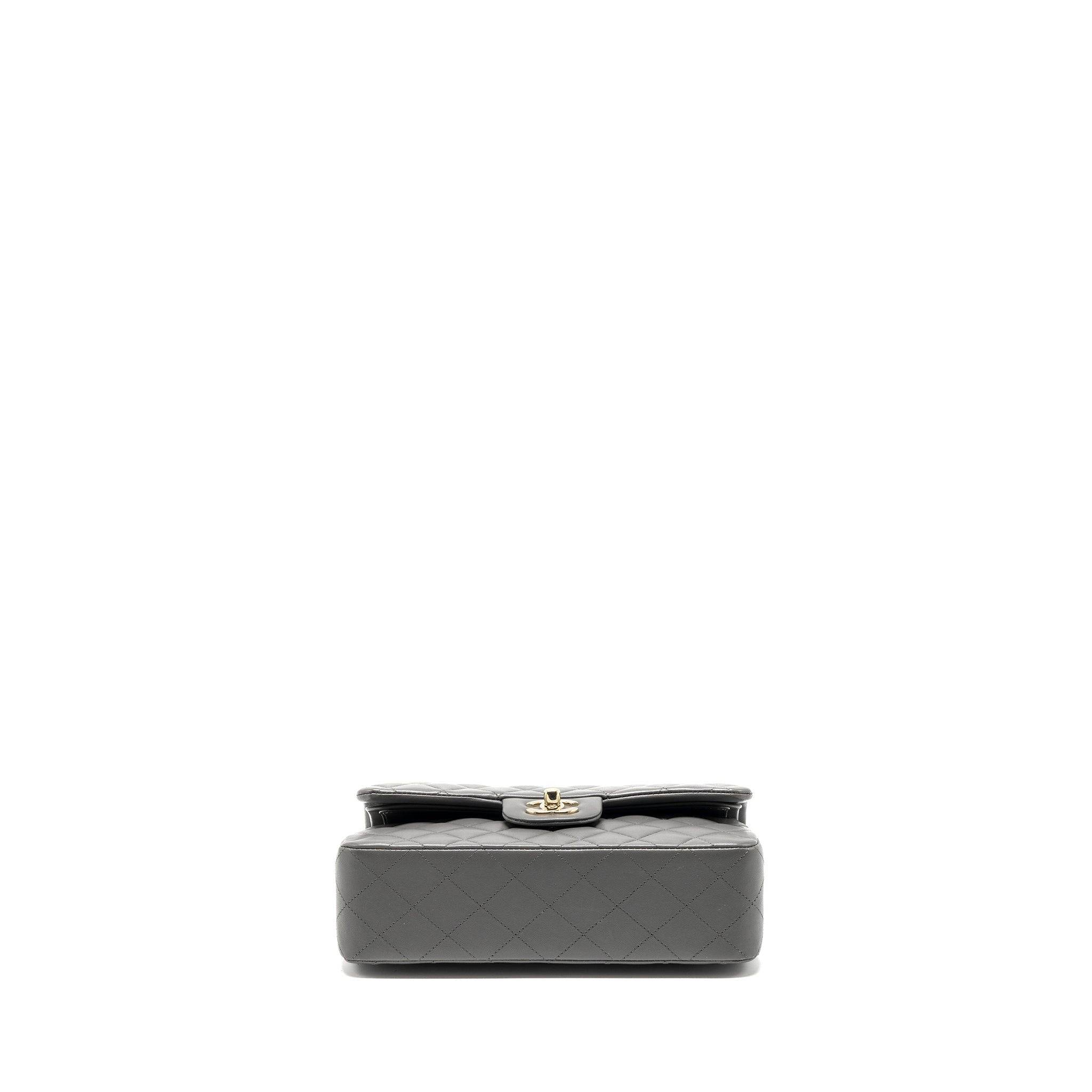 chanel-22a-small-classic-double-flap-bag-lambskin-grey-lghwmicrochip-copy