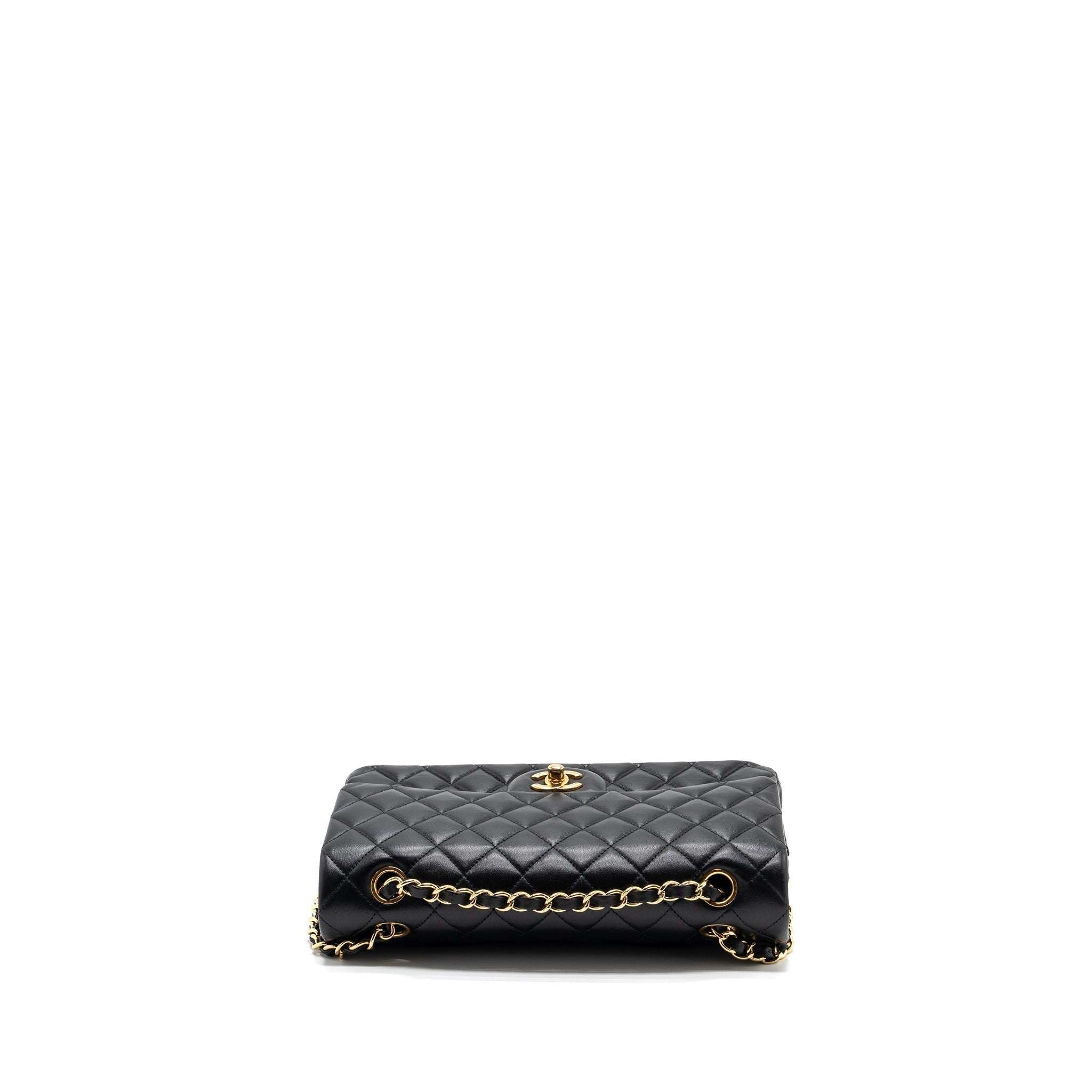 chanel-medium-classic-double-flap-bag-lambskin-black-ghw-3
