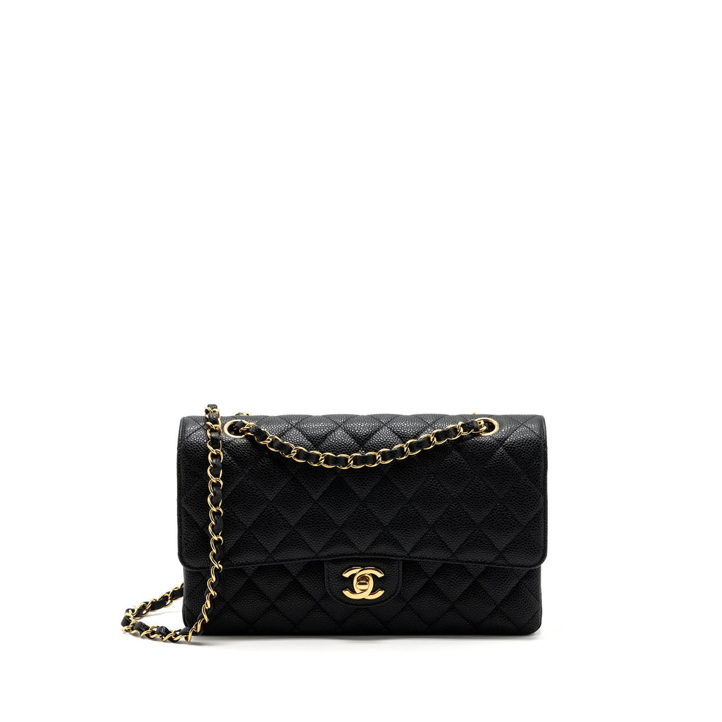 chanel-medium-classic-double-flap-bag-caviar-black-ghwmicrochip