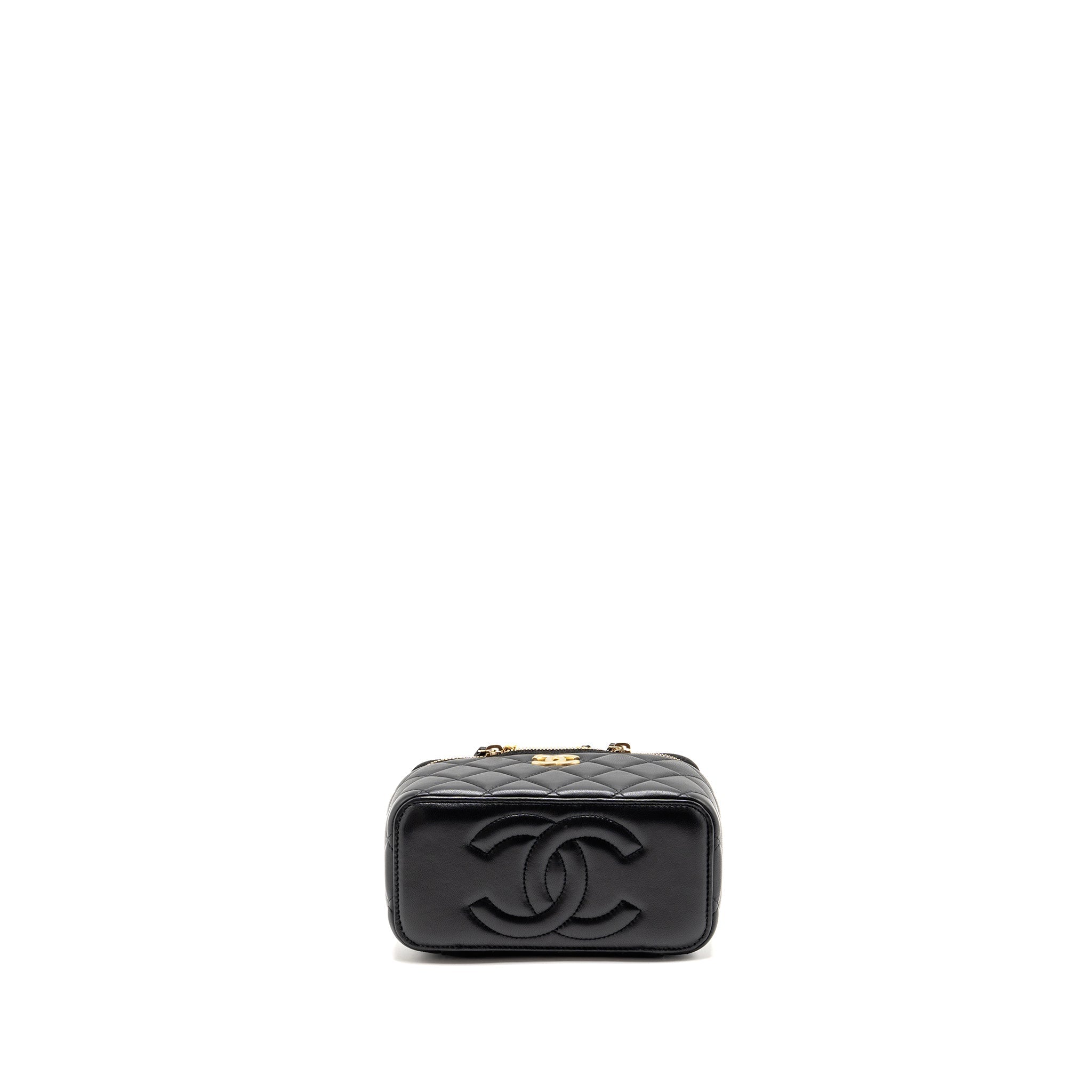 chanel-top-handle-long-vanity-lambskin-black-ghwmicrochip