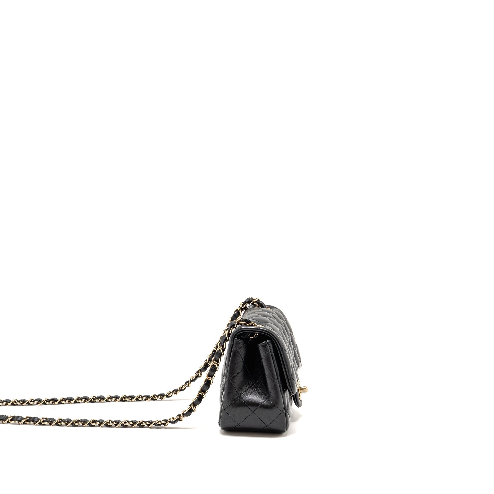 chanel-mini-square-flap-bag-lambskin-black-lghw-copy