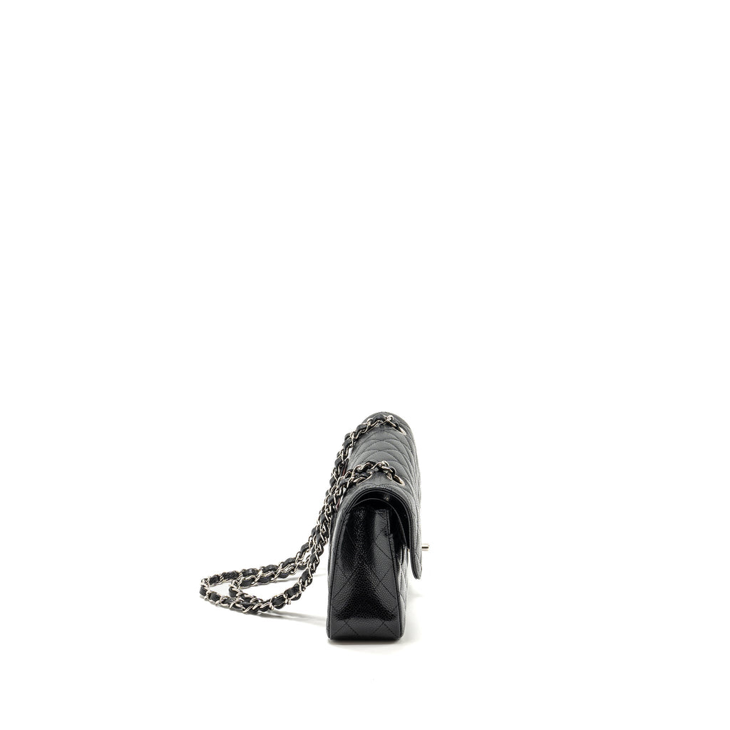 chanel-small-classic-double-flap-bag-caviar-black-shwmicrochip-3