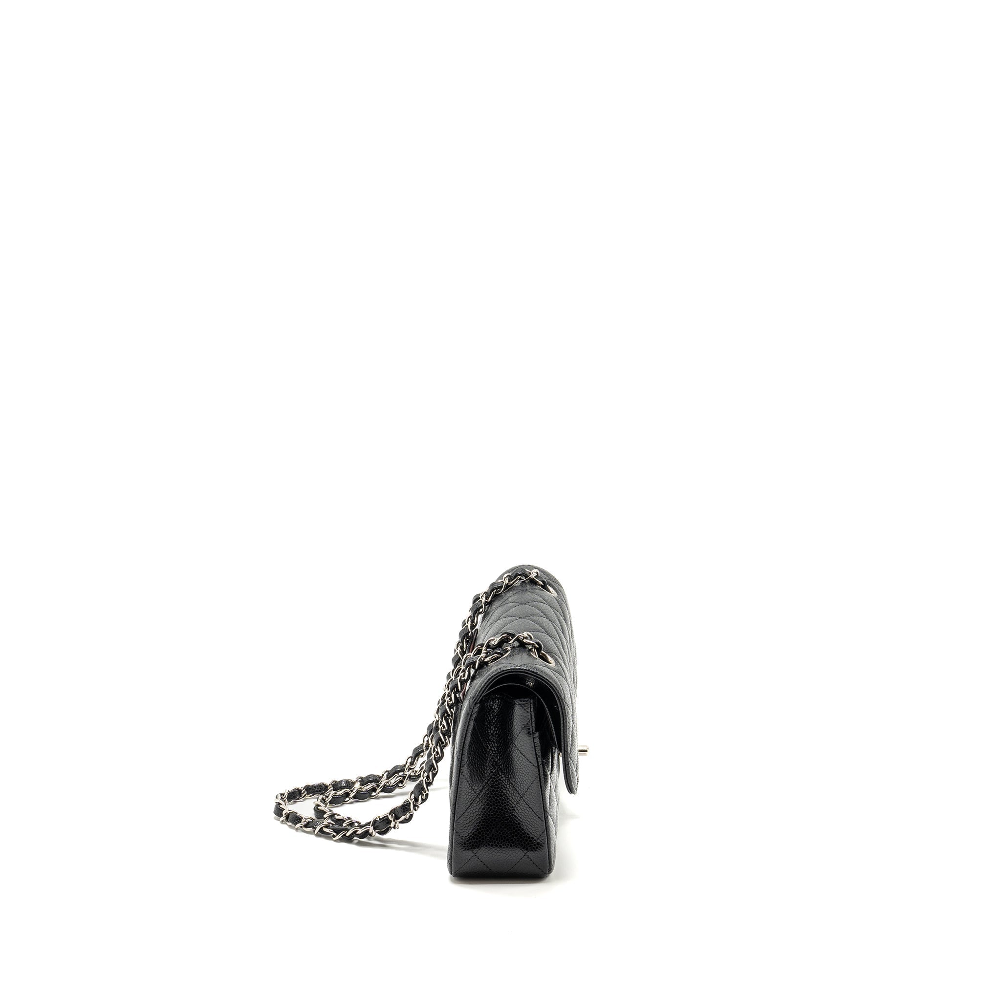 chanel-small-classic-double-flap-bag-caviar-black-shwmicrochip-3