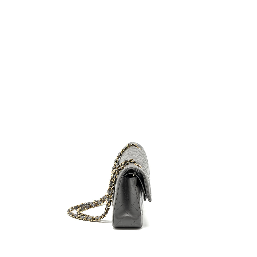 chanel-22a-small-classic-double-flap-bag-lambskin-grey-lghwmicrochip-copy