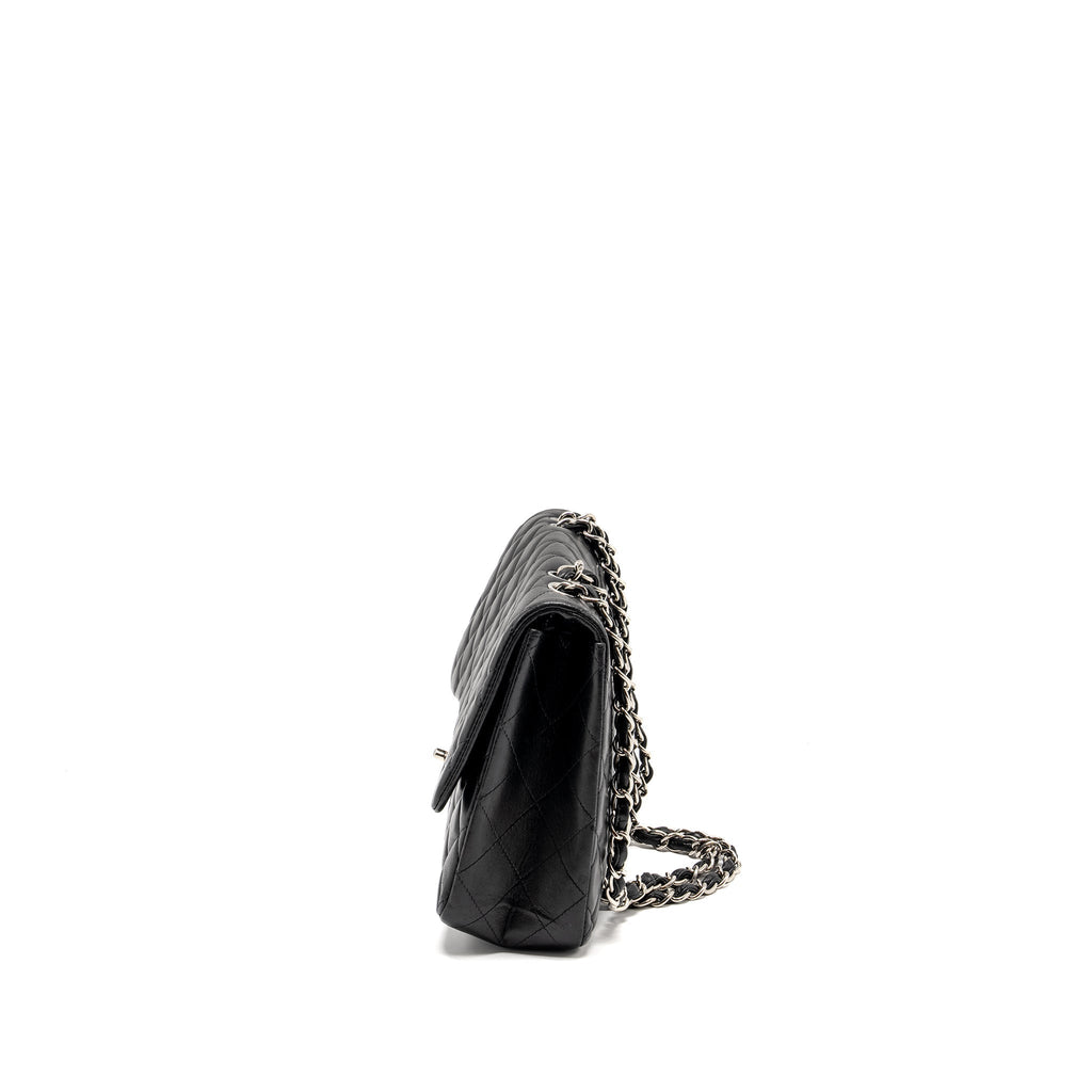 chanel-classic-single-flap-bag-lambskin-black-shw