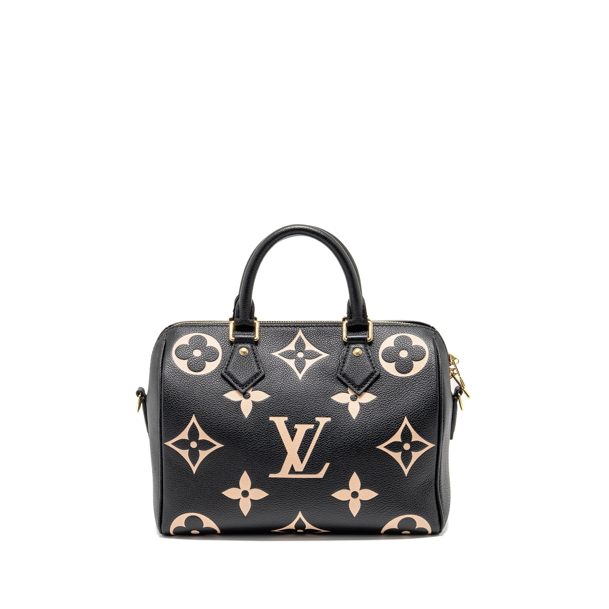 louis-vuitton-speedy-bandouliere-25-bicolour-monogram-empreinte-leather-black-beige-ghw