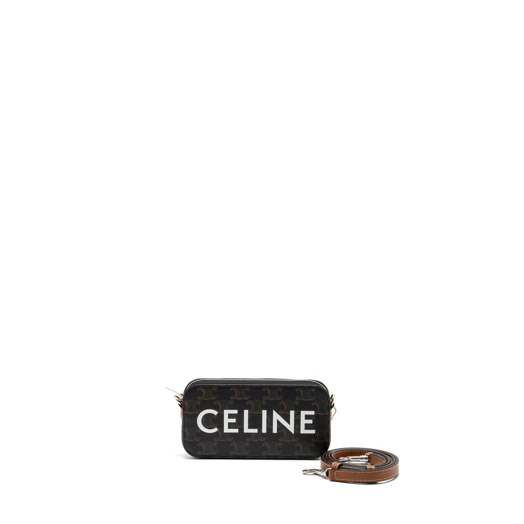 celine-horizontal-triomphe-logo-print-pouch-coated-canvas-leather-tan-brown-shw-copy