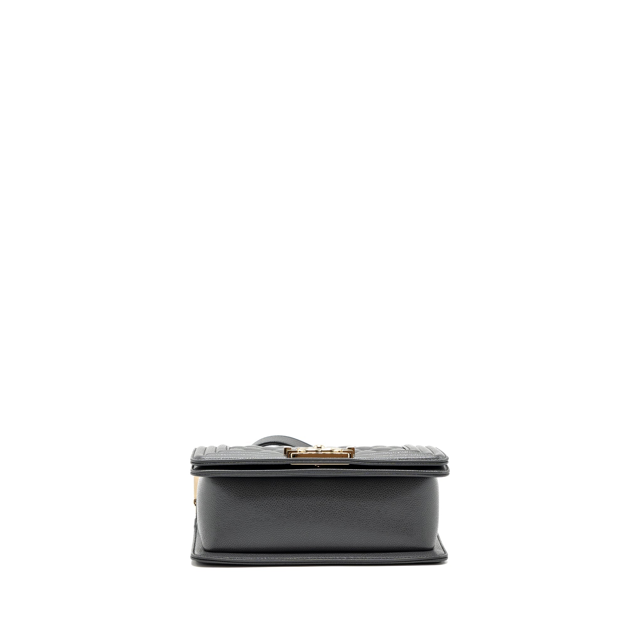 chanel-small-boy-bag-caviar-grey-lghw-microchip