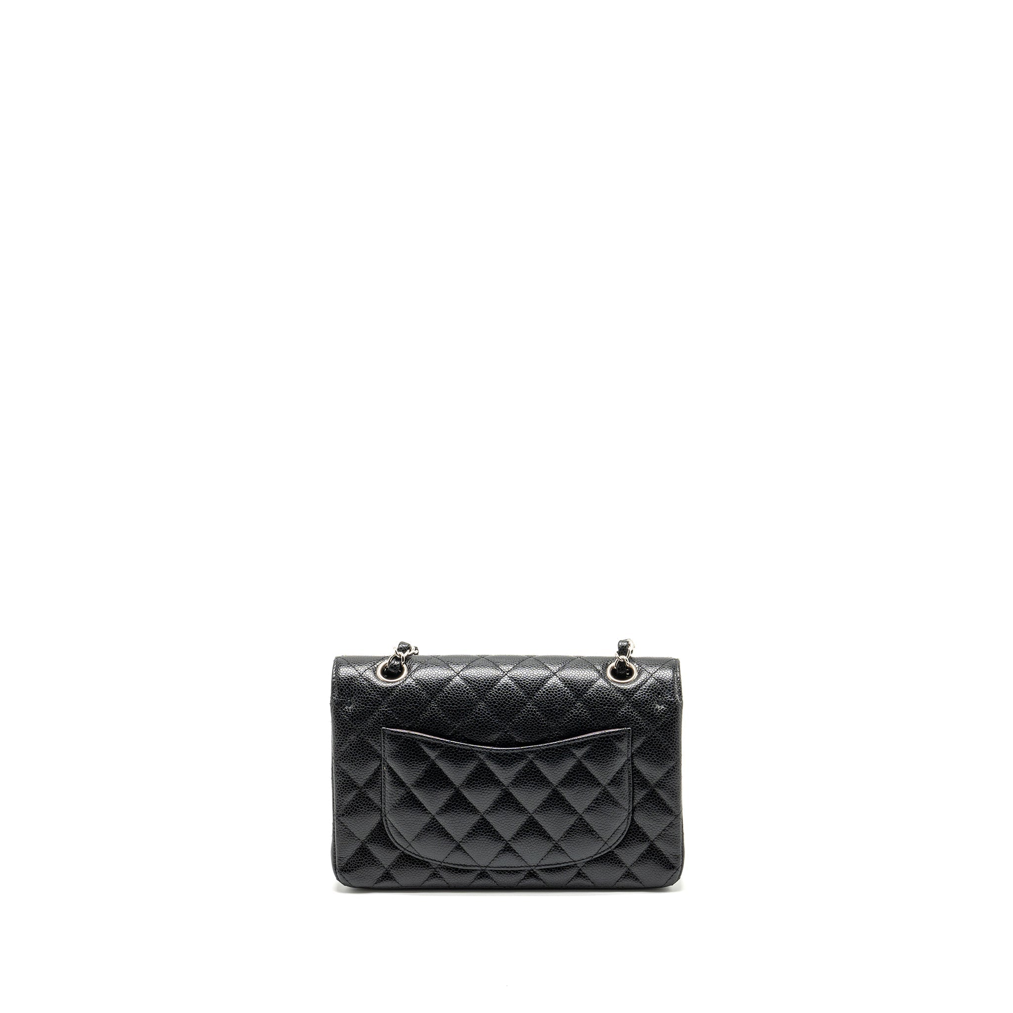 chanel-small-classic-double-flap-bag-caviar-black-shwmicrochip-3