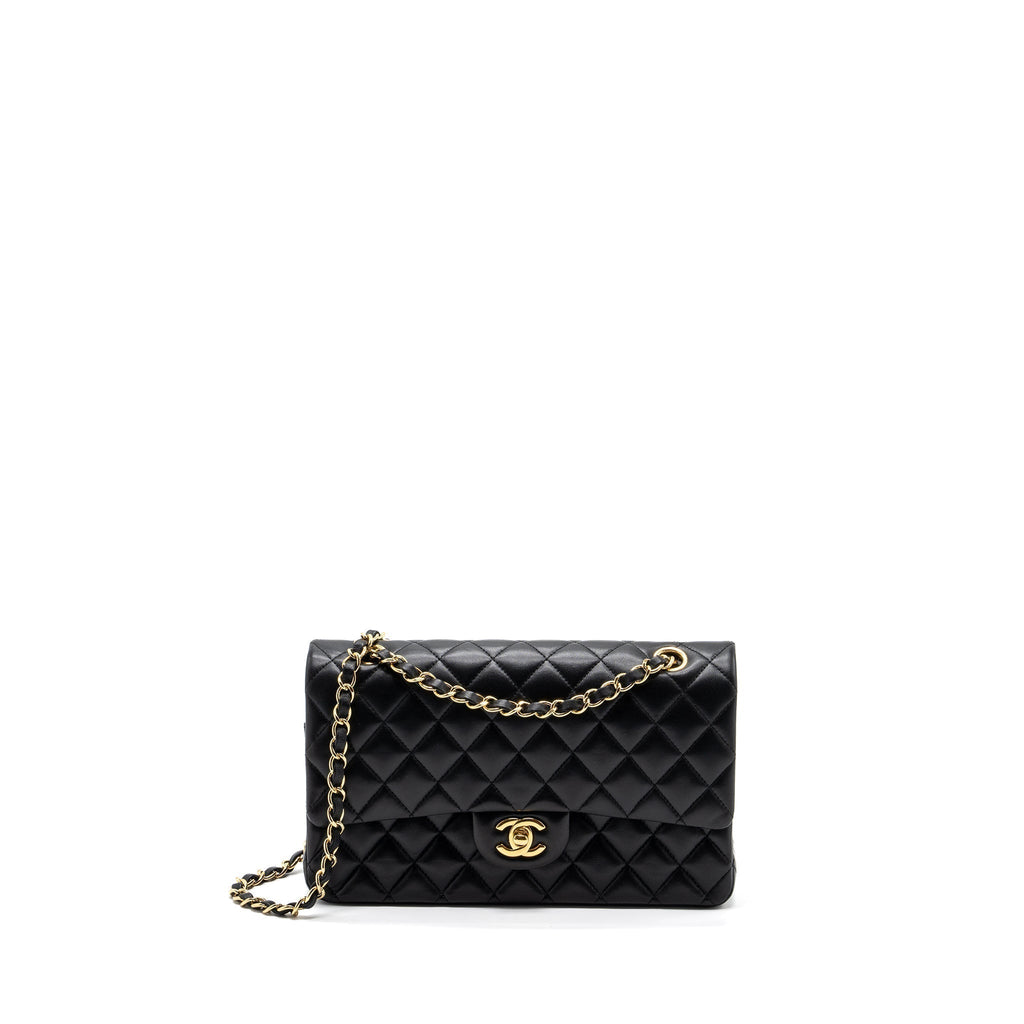 chanel-medium-classic-double-flap-bag-lambskin-black-ghw-3