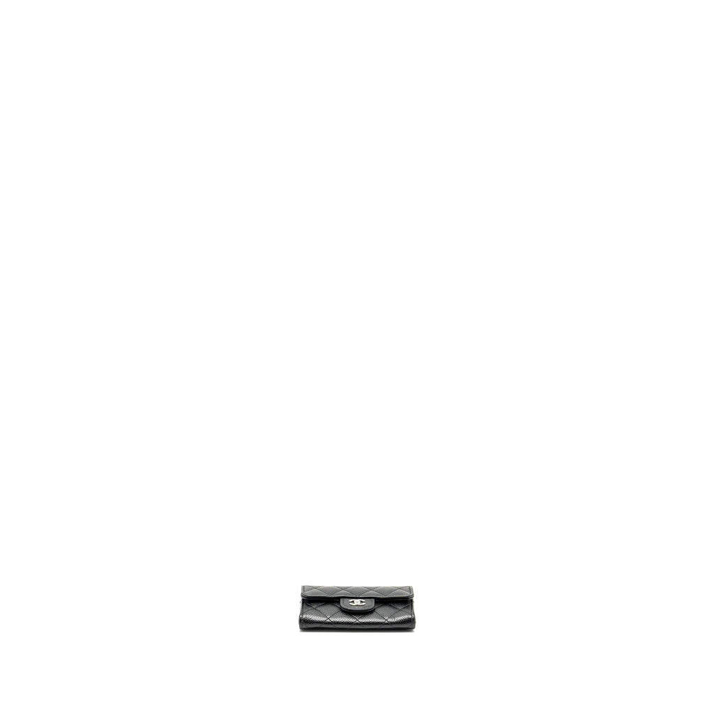 chanel-classic-flap-card-holder-caviar-black-shw-microchip-4