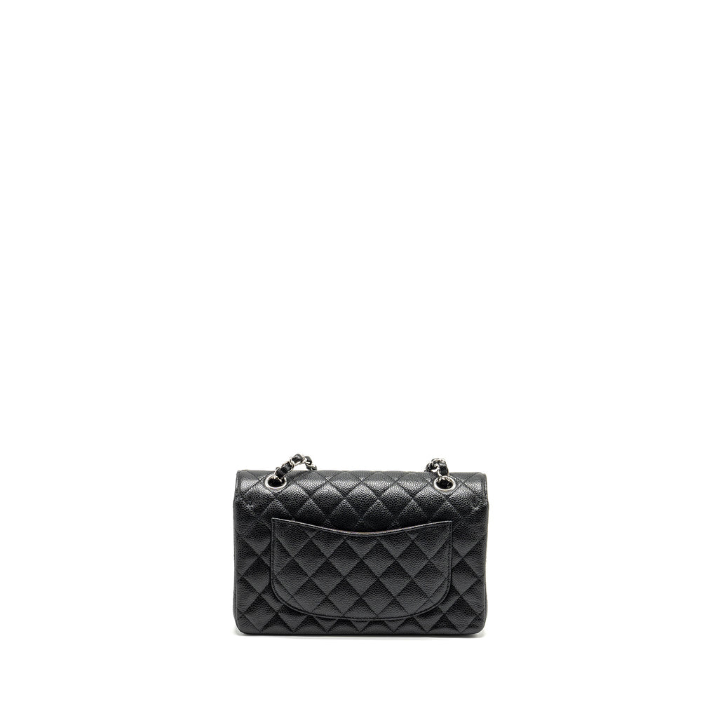chanel-small-classic-double-flap-bag-caviar-black-shwmicrochip-2