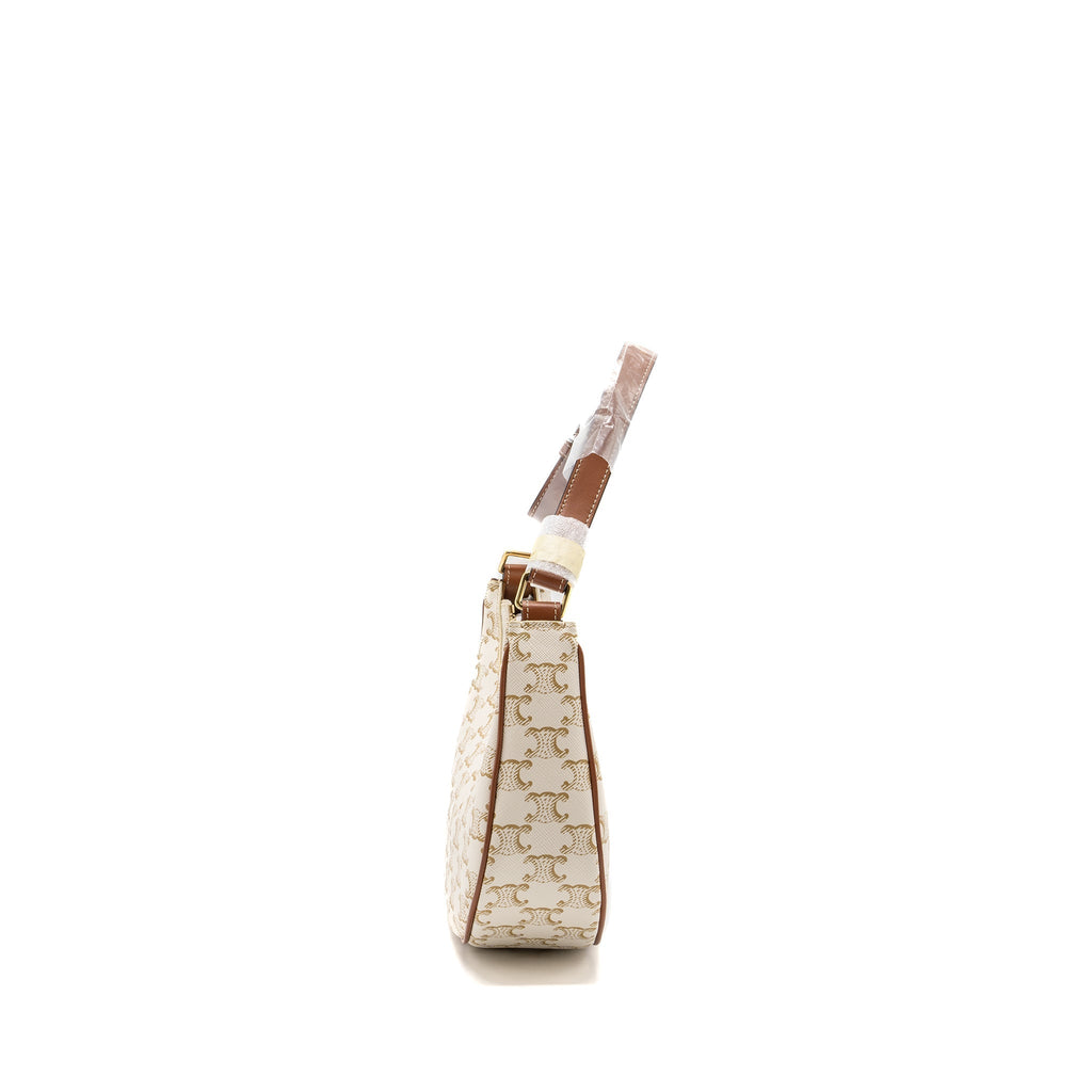 celine-ava-bag-triomphe-canvas-calfskin-white-ghw-2