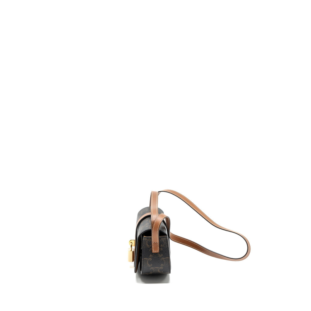 celine-clutch-on-strap-tabou-triomphe-canvas-calfskin-tan-ghw