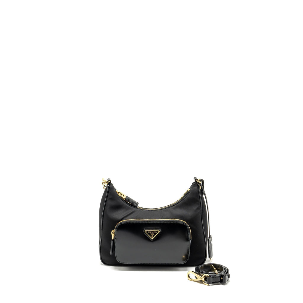 prada-re-nylon-mini-bag-nylon-calfskin-black-ghw