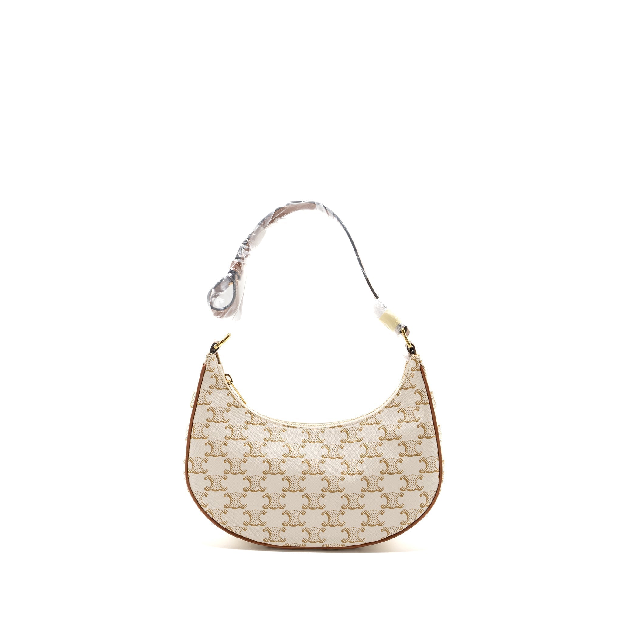 celine-ava-bag-triomphe-canvas-calfskin-white-ghw-2