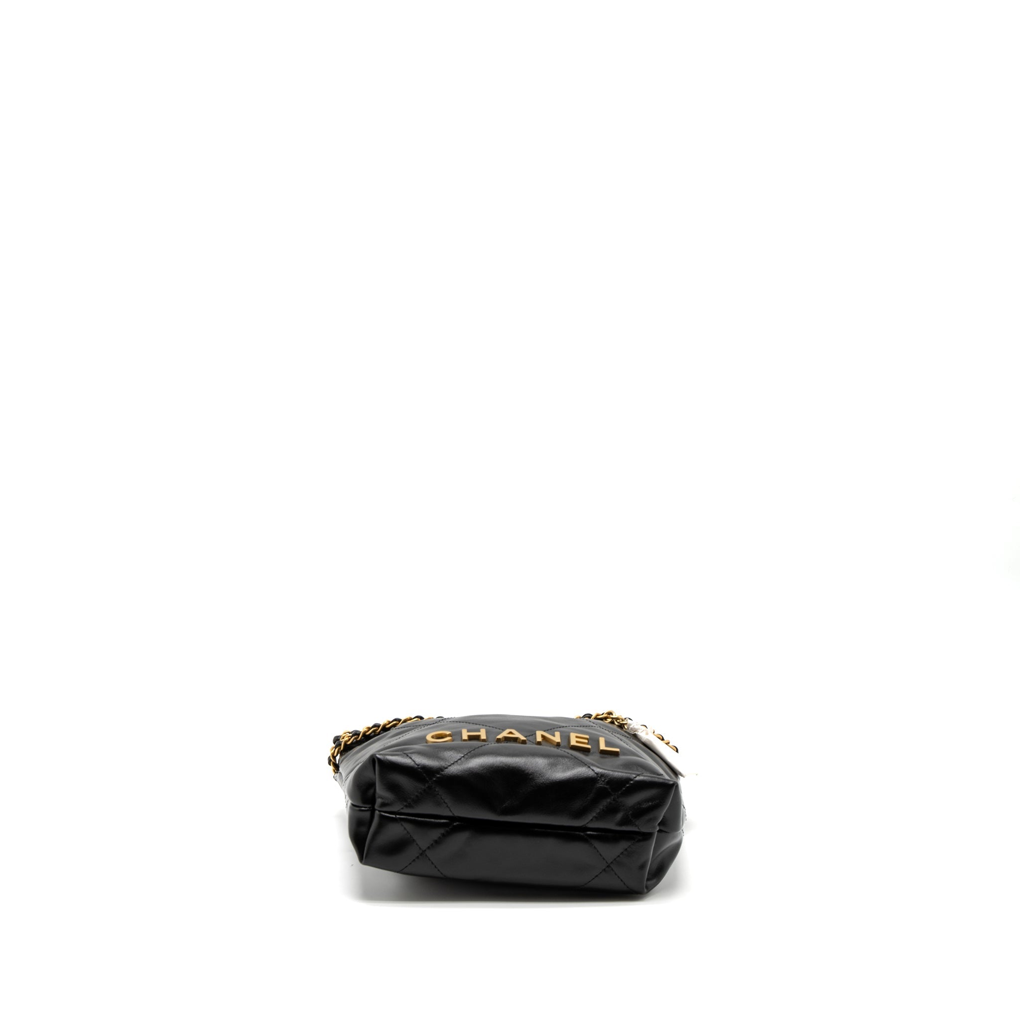 chanel-mini-22-bag-shiny-calfskin-black-brushed-ghw-microchip-1