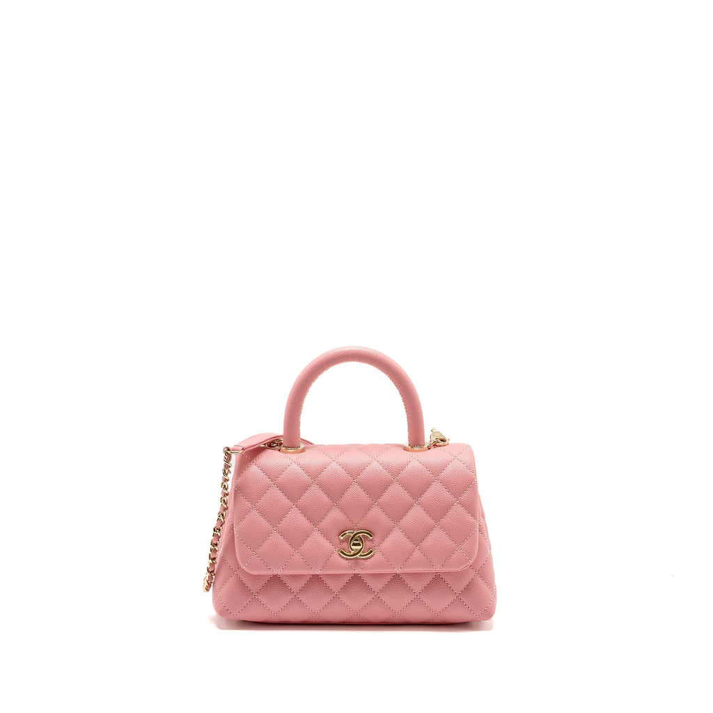 chanel-small-coco-handle-caviar-pink-lghw
