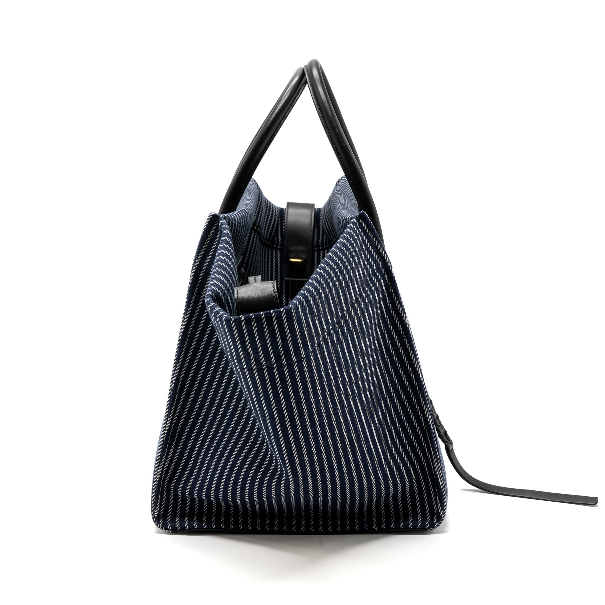 celine-phantom-luggage-bag-canvas-leather-dark-blue-black-ghw