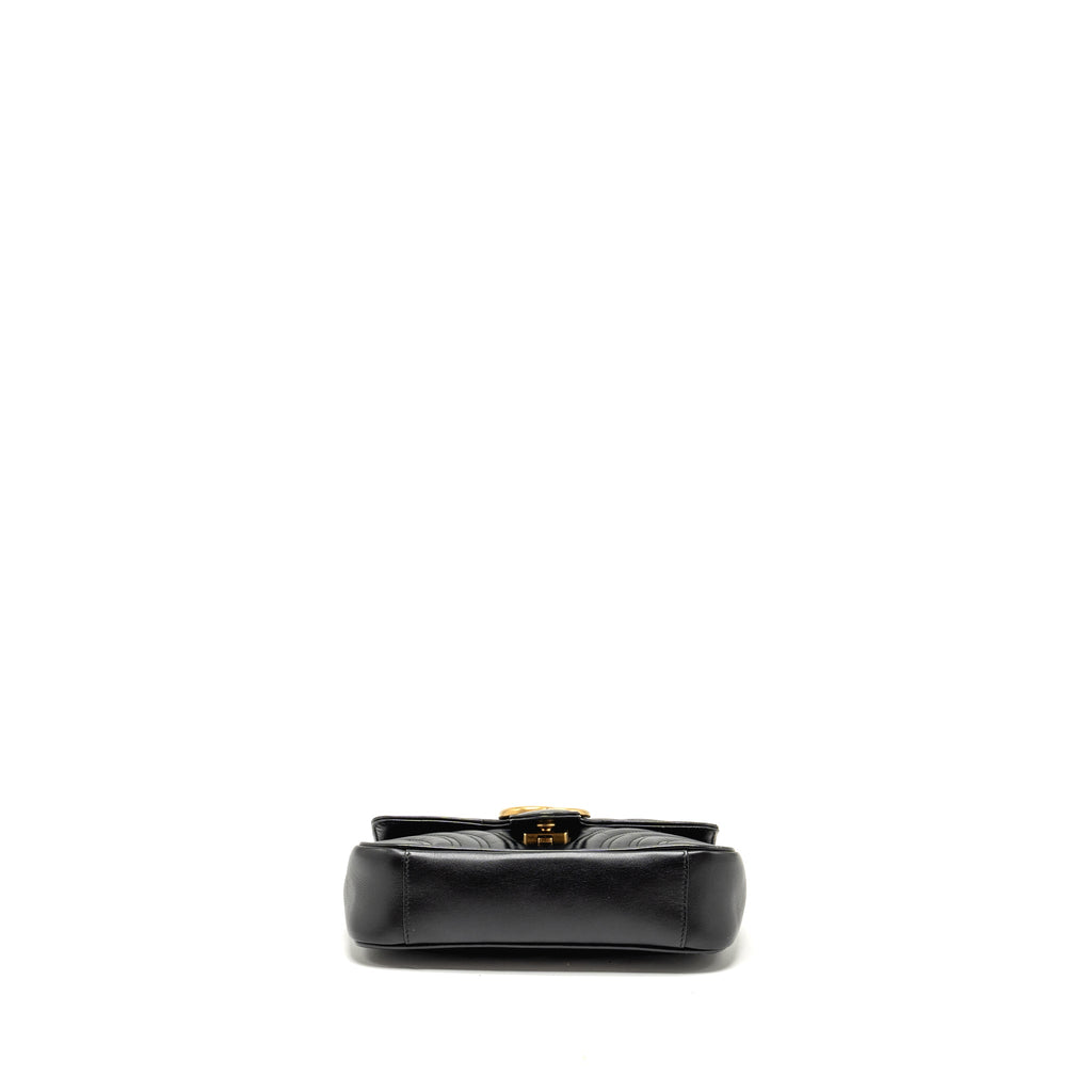 gucci-mini-gg-marmont-shoulder-bag-calfskin-black-ghw-3