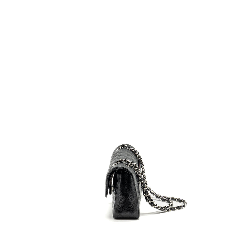 chanel-small-classic-double-flap-bag-caviar-black-shwmicrochip-2