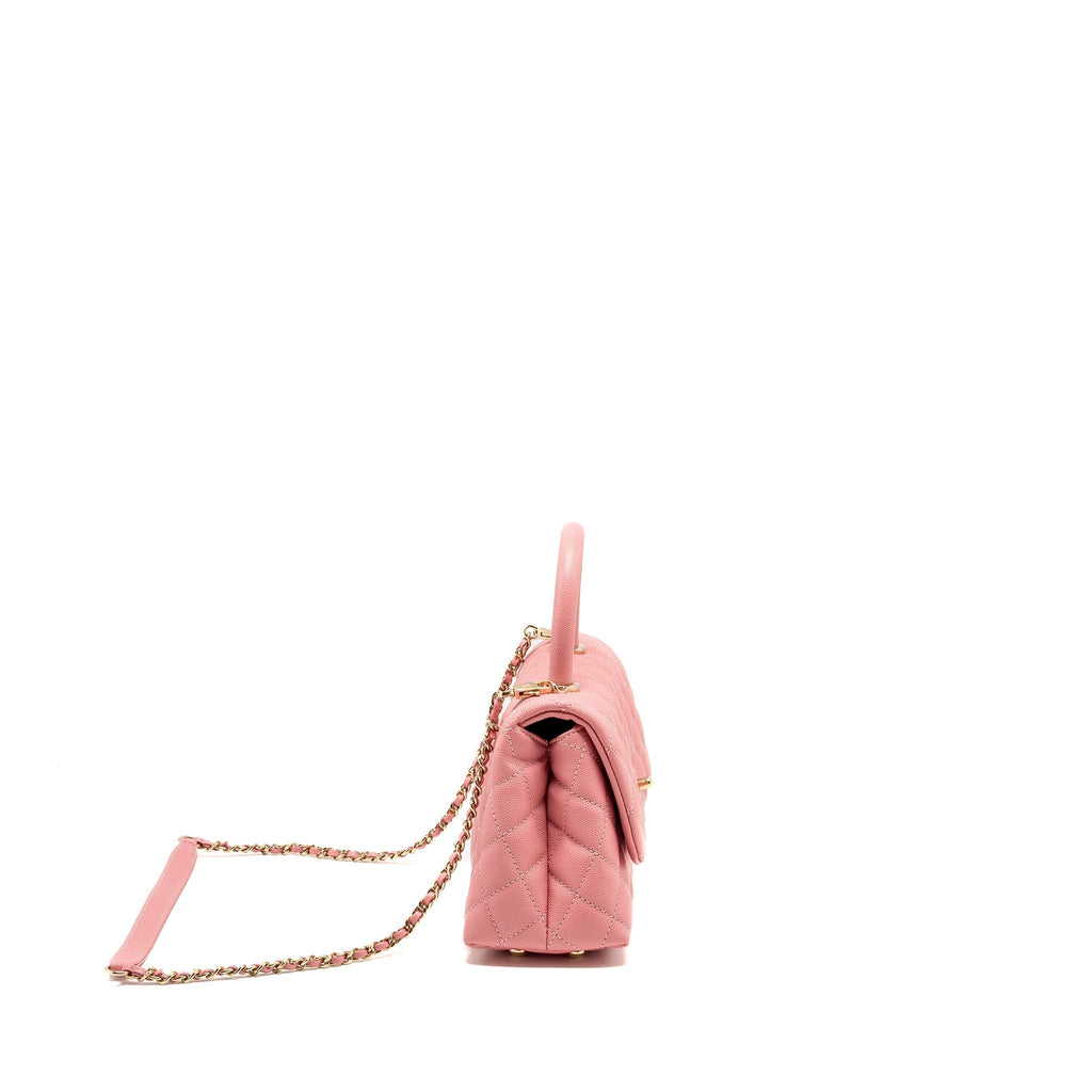 chanel-small-coco-handle-caviar-pink-lghw