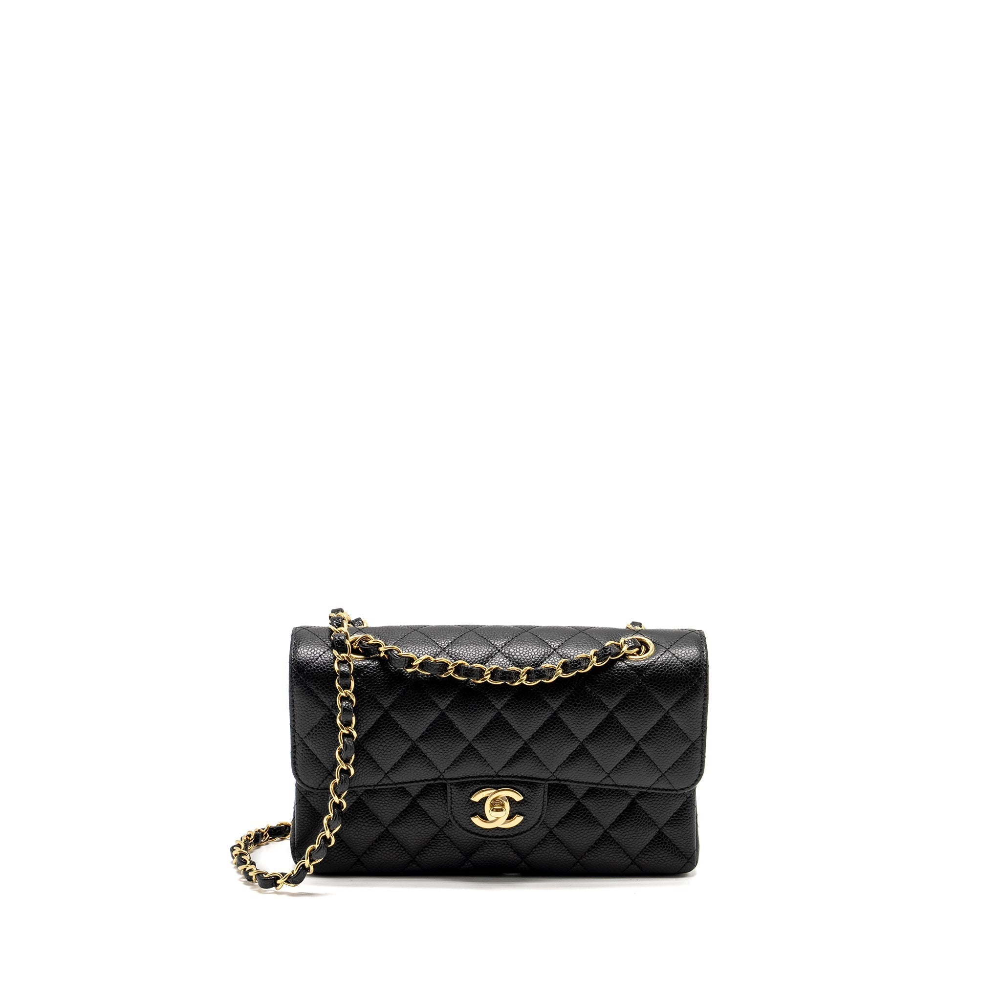 chanel-small-classic-double-flap-bag-caviar-black-ghwmicrochip-3