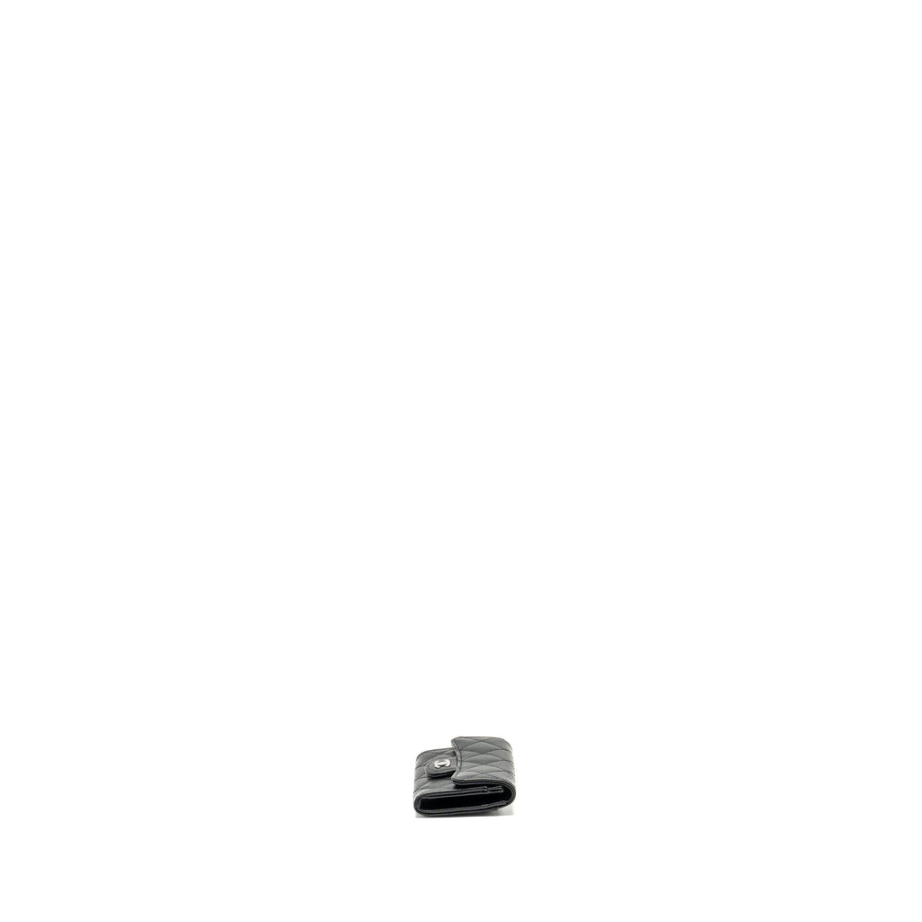 chanel-classic-flap-card-holder-caviar-black-shw-microchip-4