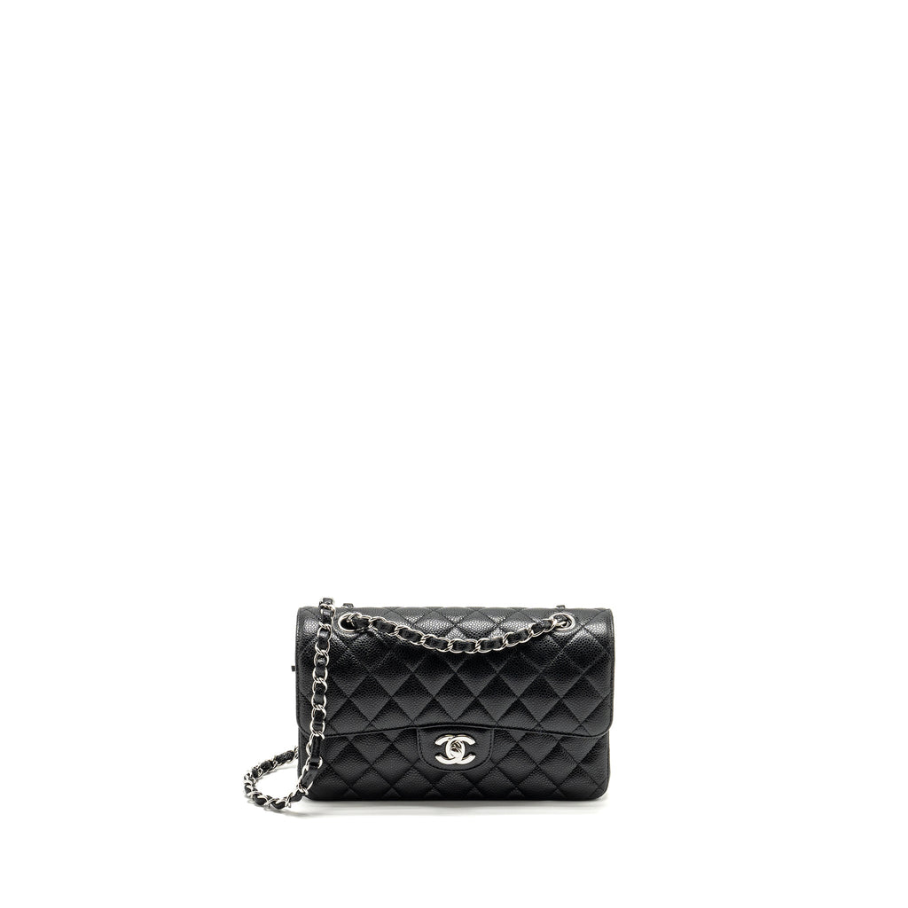 chanel-small-classic-double-flap-bag-caviar-black-shwmicrochip-2