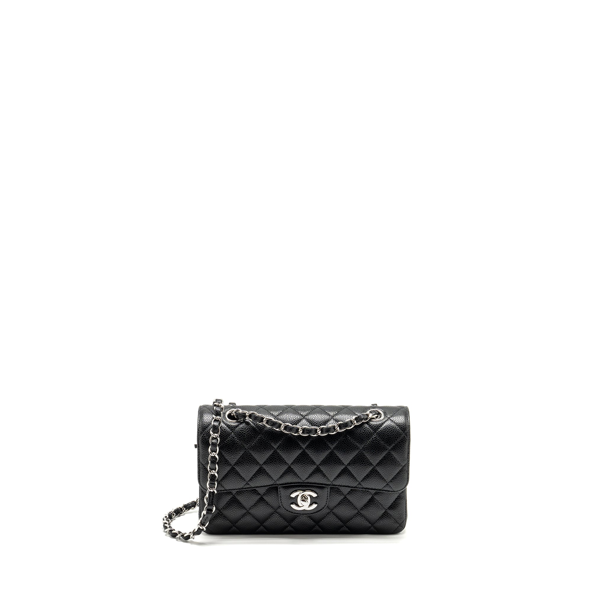 chanel-small-classic-double-flap-bag-caviar-black-shwmicrochip-2