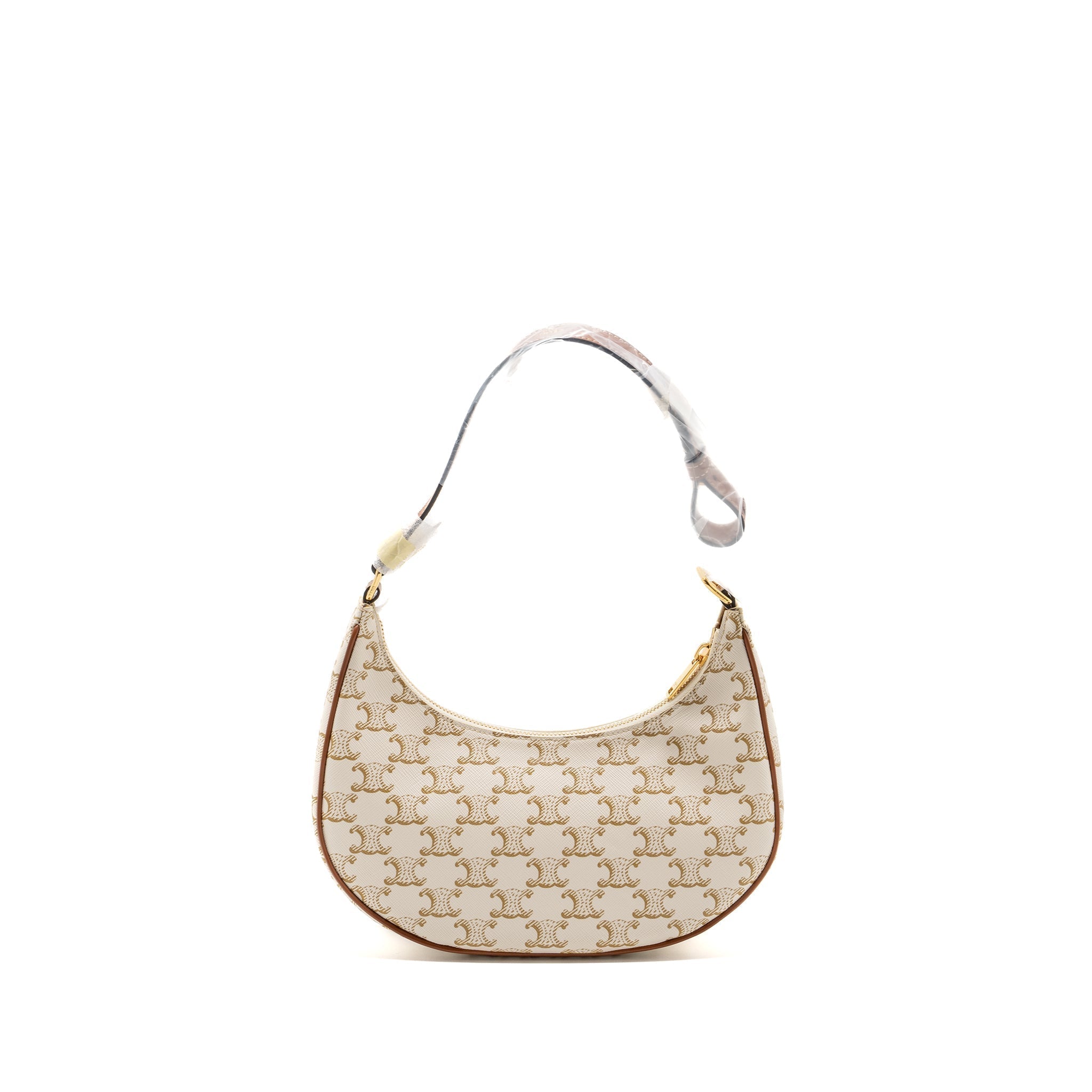 celine-ava-bag-triomphe-canvas-calfskin-white-ghw-2