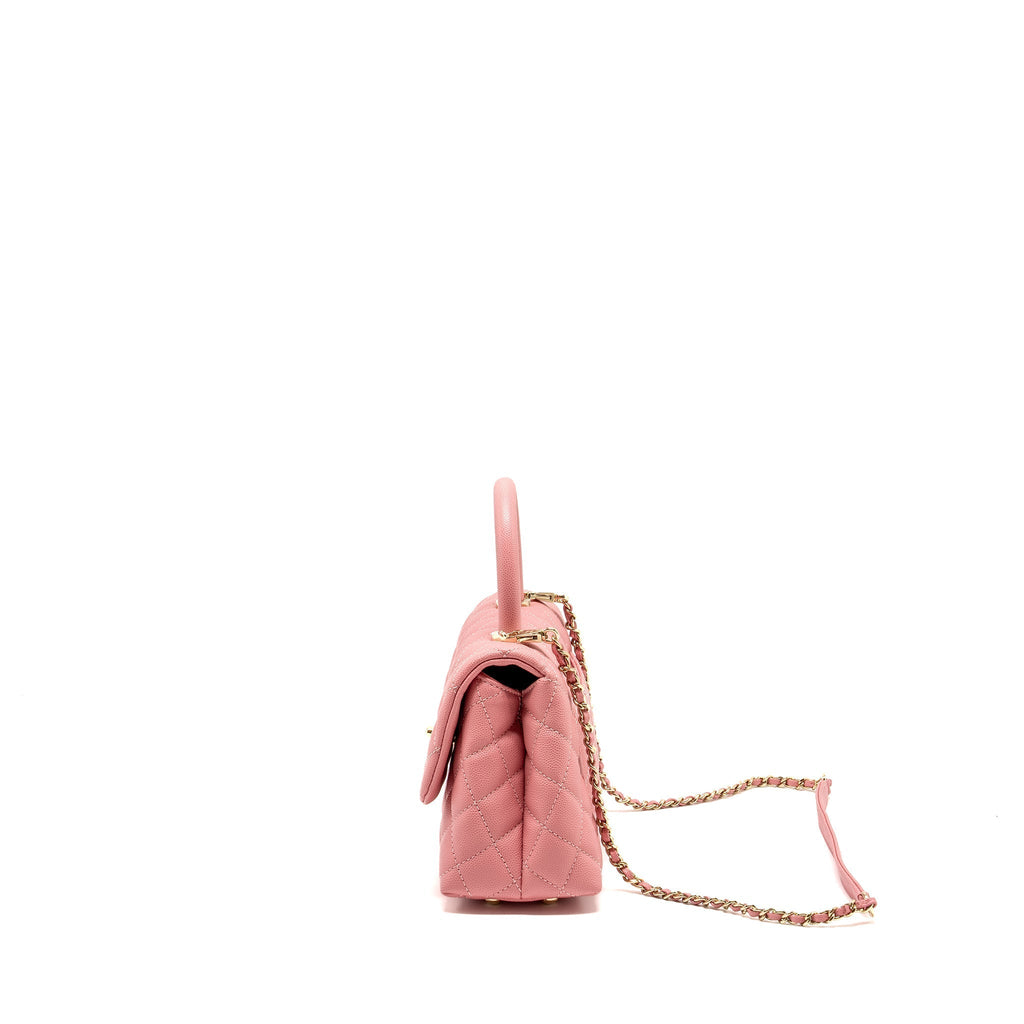 chanel-small-coco-handle-caviar-pink-lghw