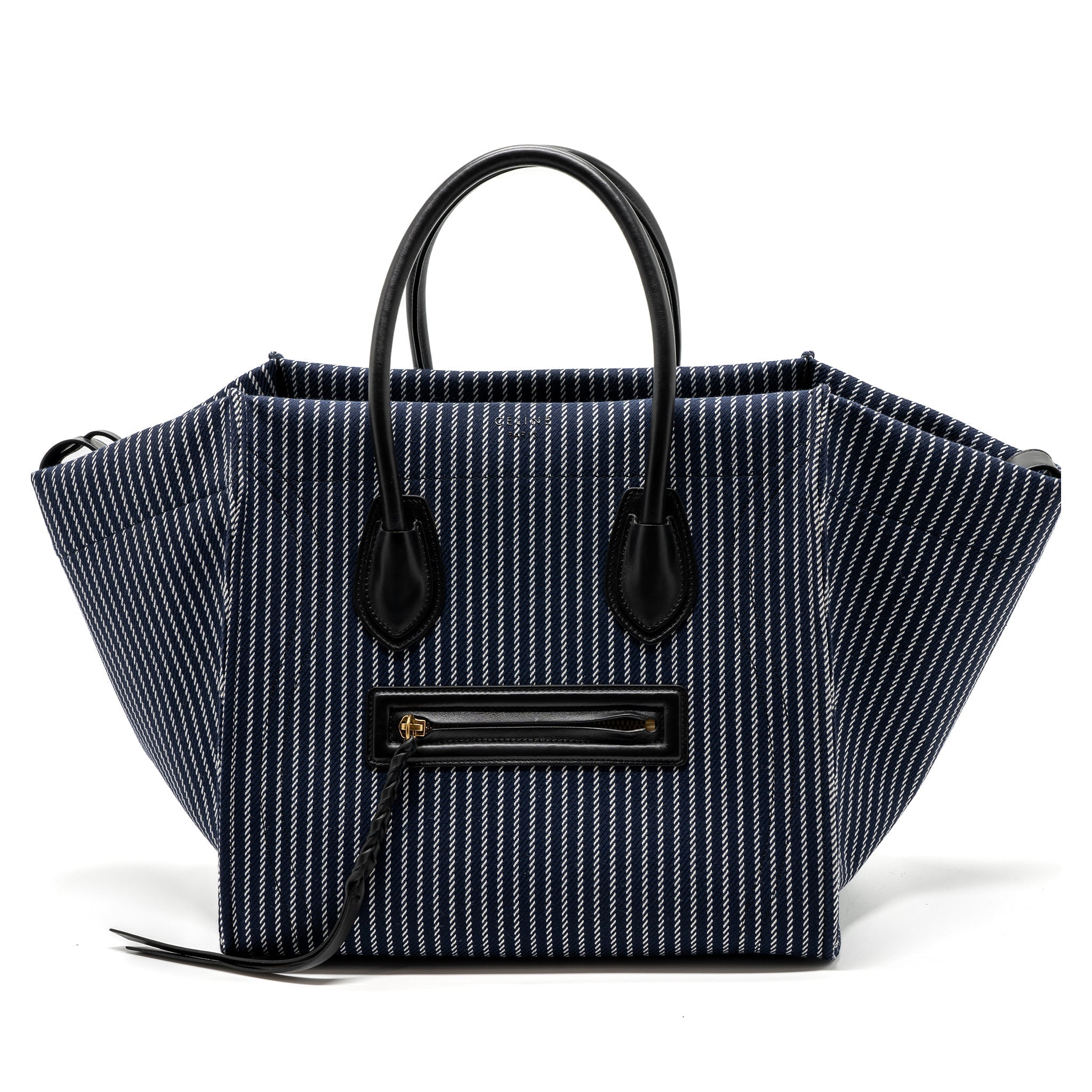 celine-phantom-luggage-bag-canvas-leather-dark-blue-black-ghw