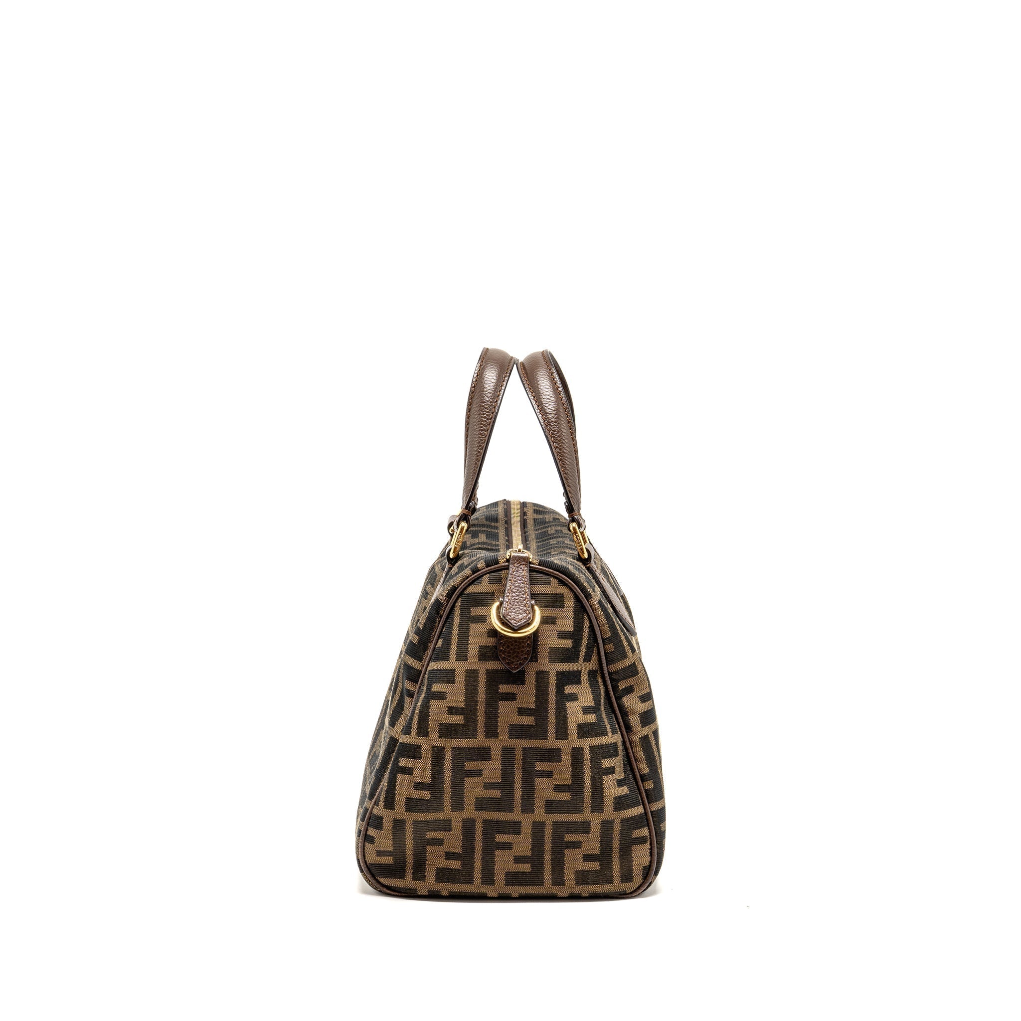 fendi-boston-bag-ff-jacquard-canvas-brown-ghw