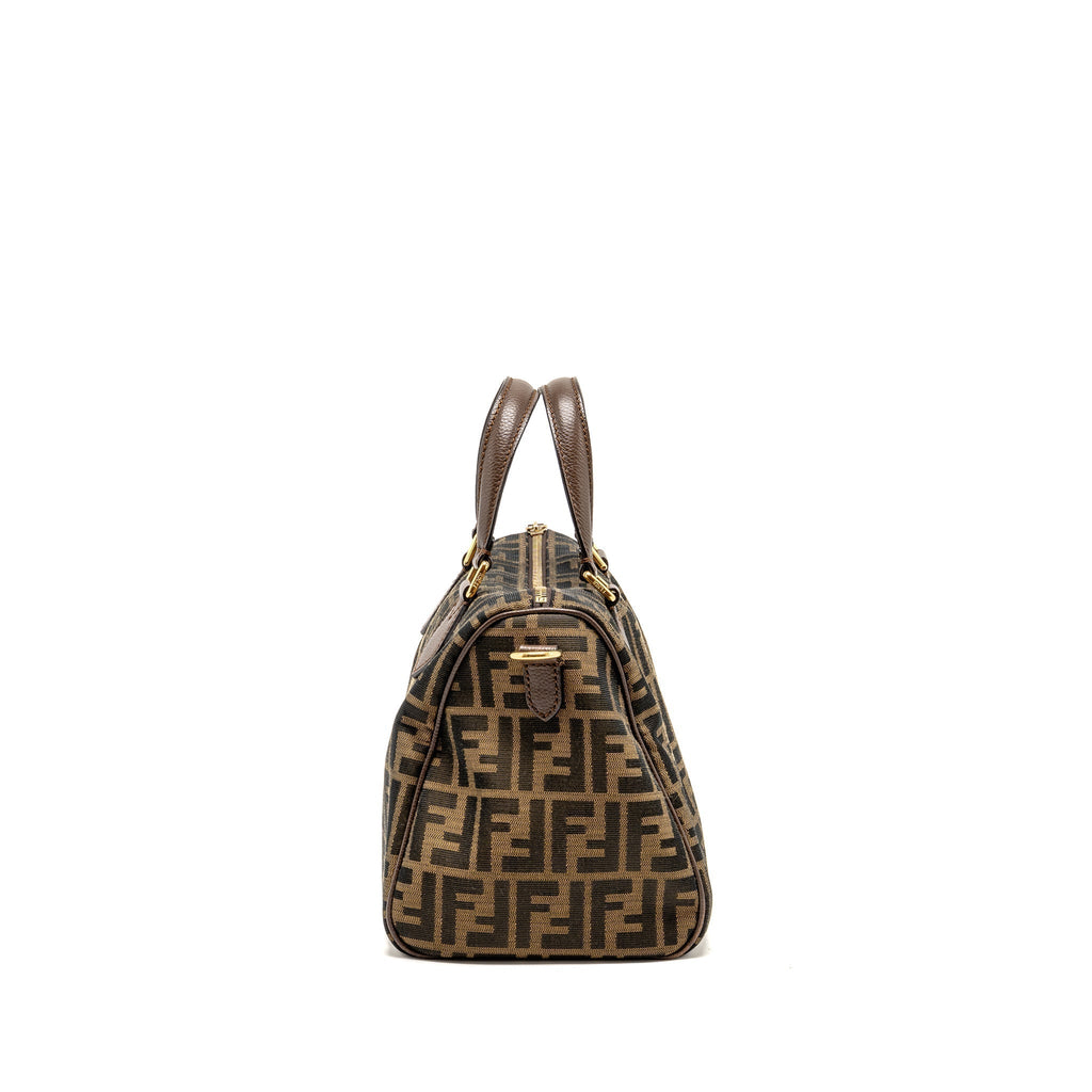 fendi-boston-bag-ff-jacquard-canvas-brown-ghw
