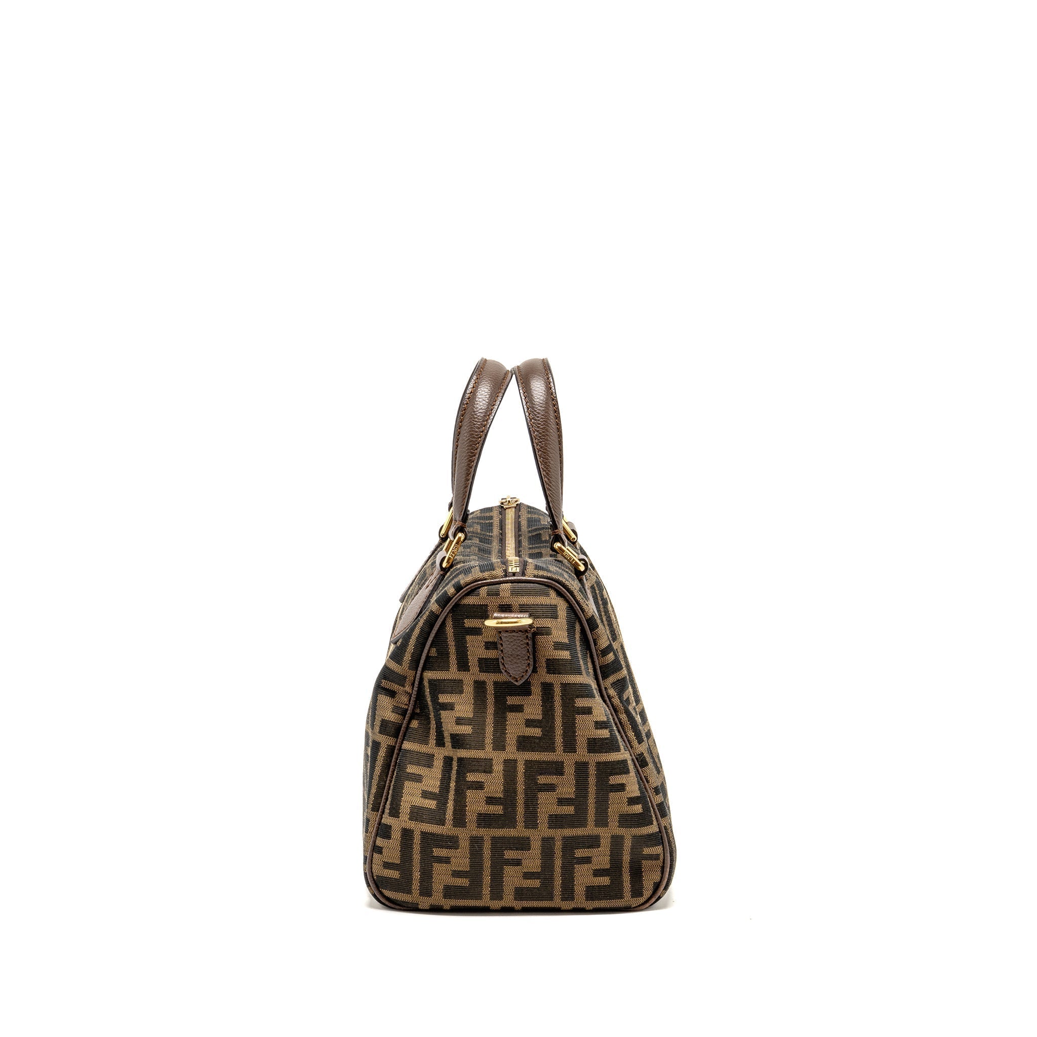 fendi-boston-bag-ff-jacquard-canvas-brown-ghw
