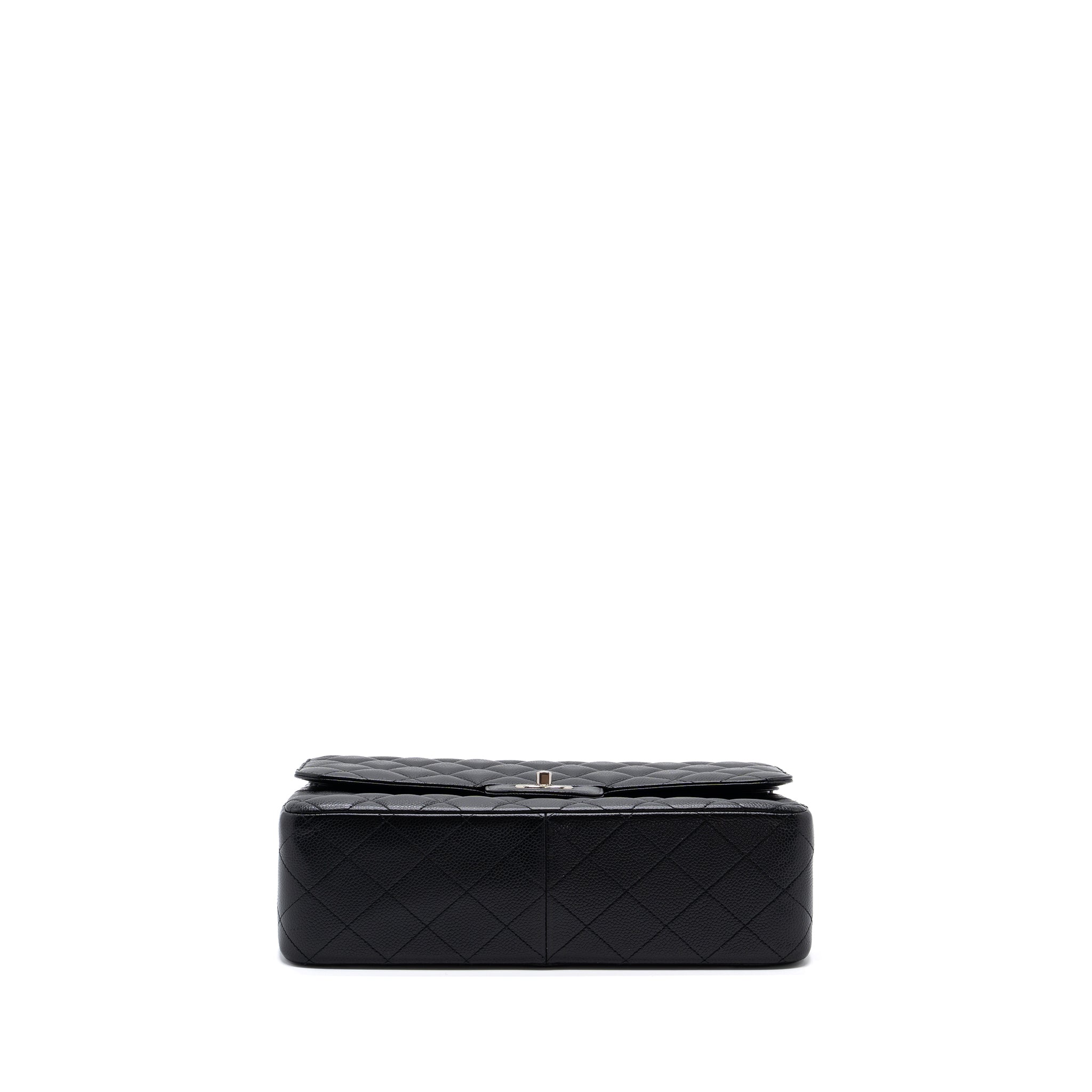 chanel-classic-double-flap-jumbo-caviar-black-shw