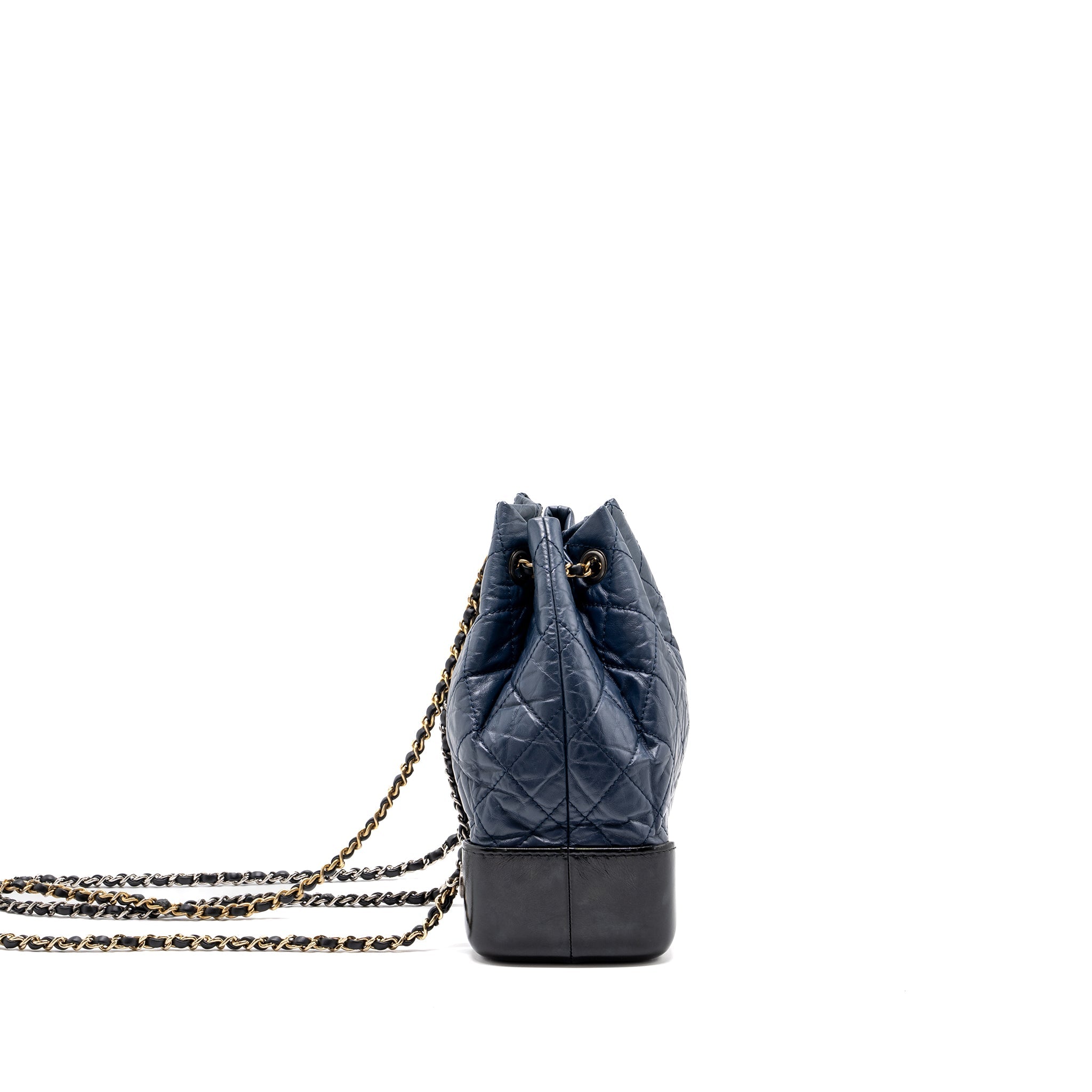 chanel-small-gabrielle-backpack-aged-calfskin-navy-blue-black-ruthenium-hardware