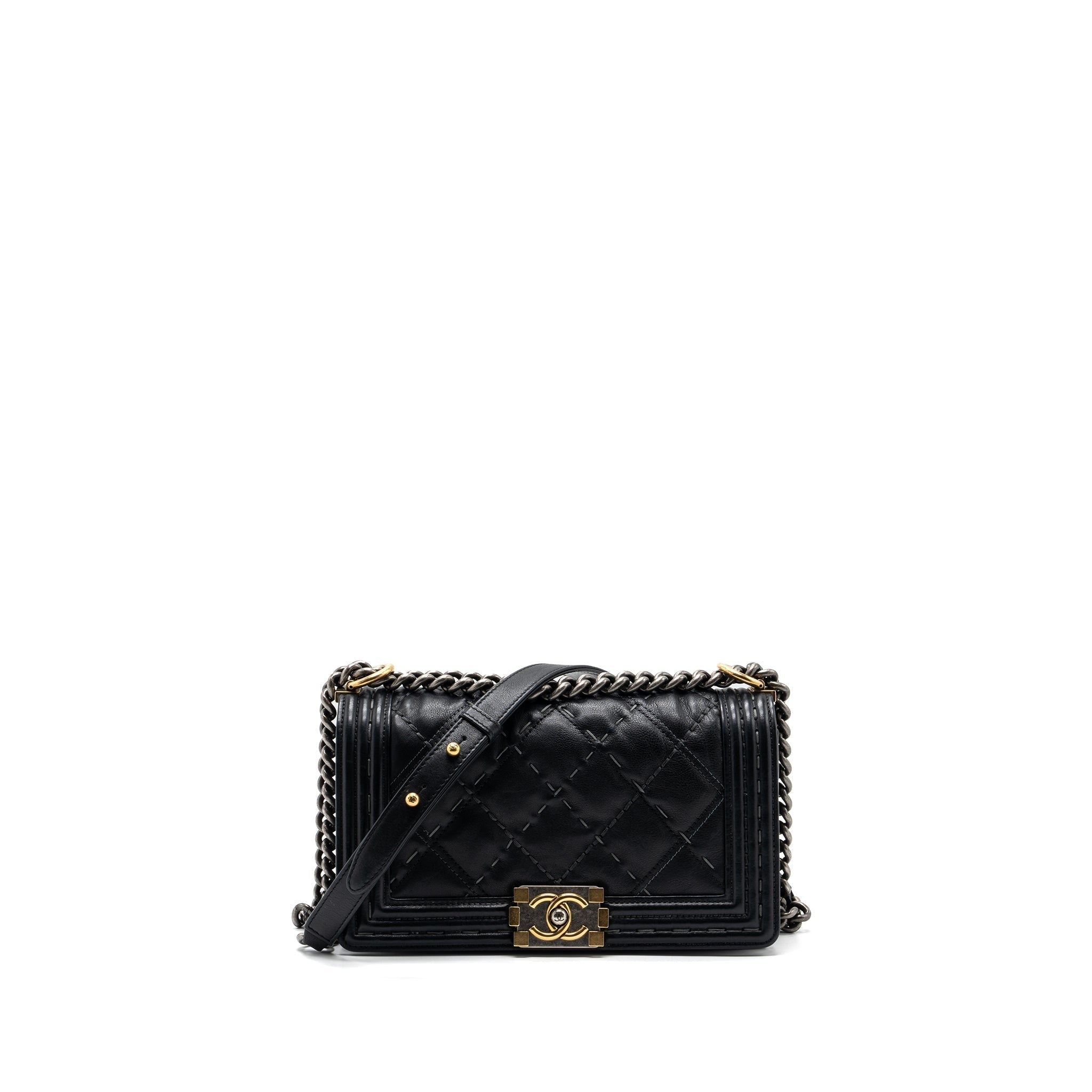 chanel-medium-boy-bag-calfskin-black-multicolor-hardware